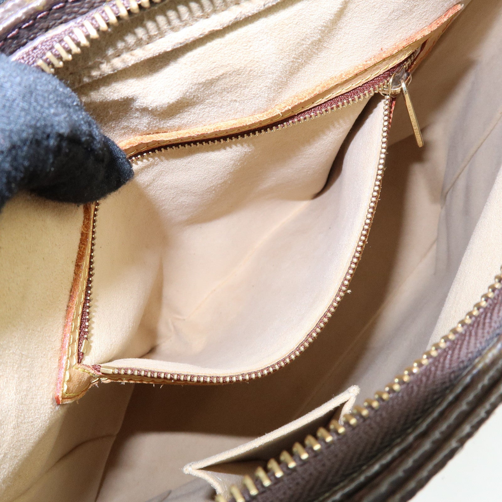 Louis Vuitton Monogram Looping GM Shoulder Bag Brown M51145