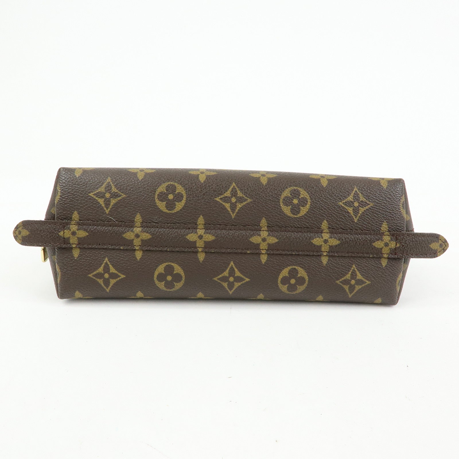 Louis Vuitton Monogram Trousse Demi Ronde Cosmetic Pouch M47520