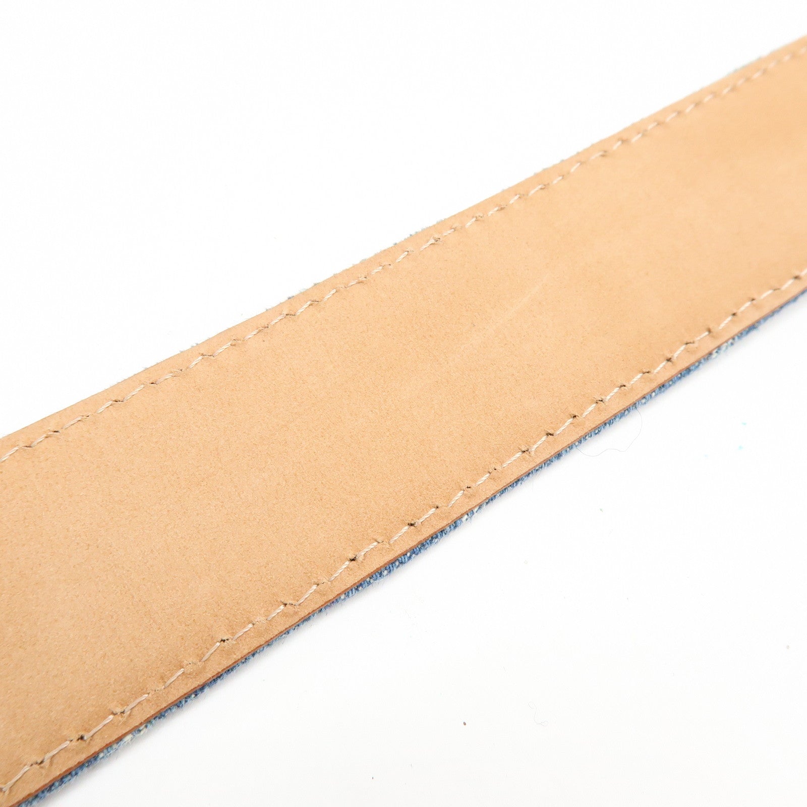 Louis Vuitton Monogram Denim Ceinture Belt 90/36 Blue M6921U