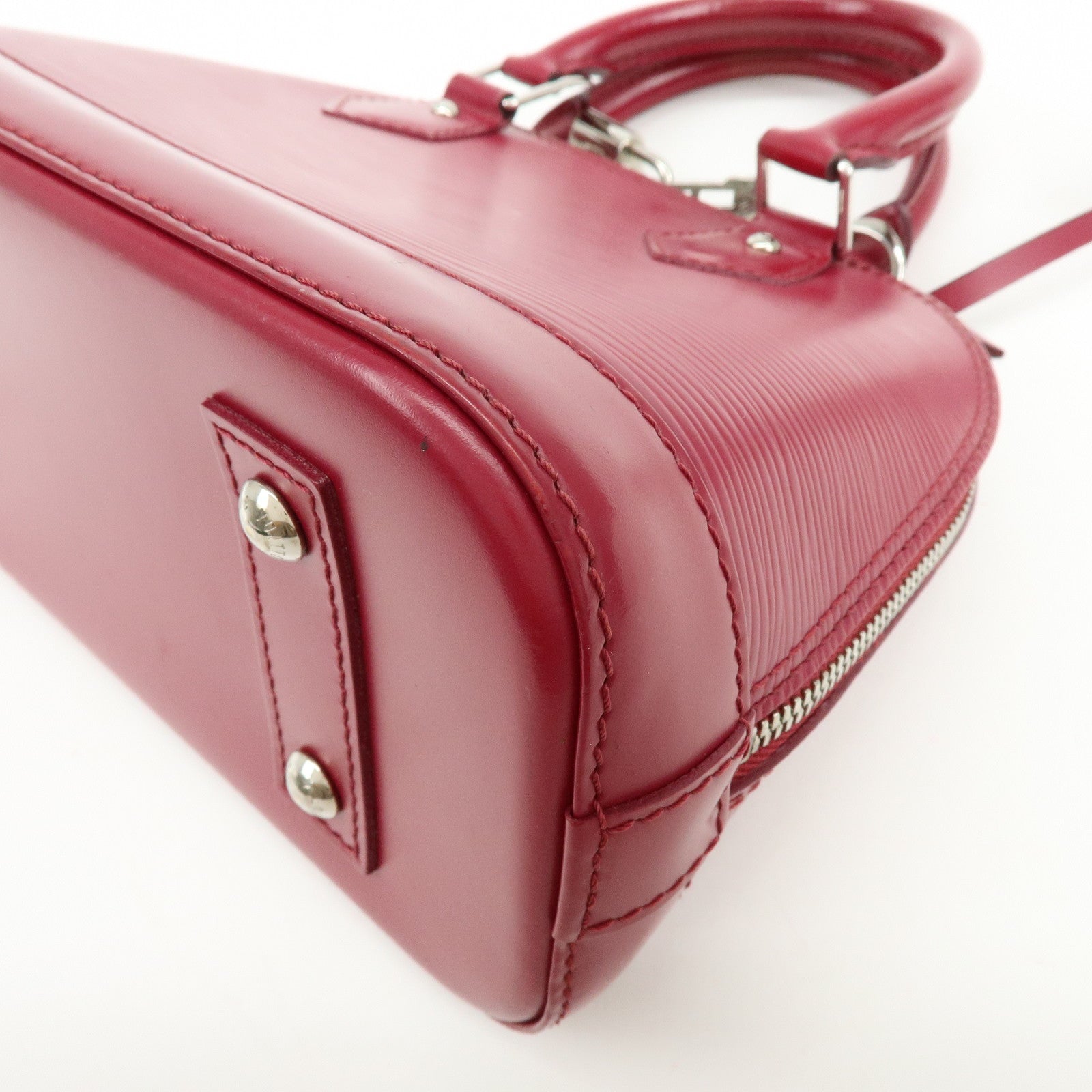 Louis Vuitton Epi Alma BB 2Way Hand Bag Shoulder Bag Fuchsia M40851