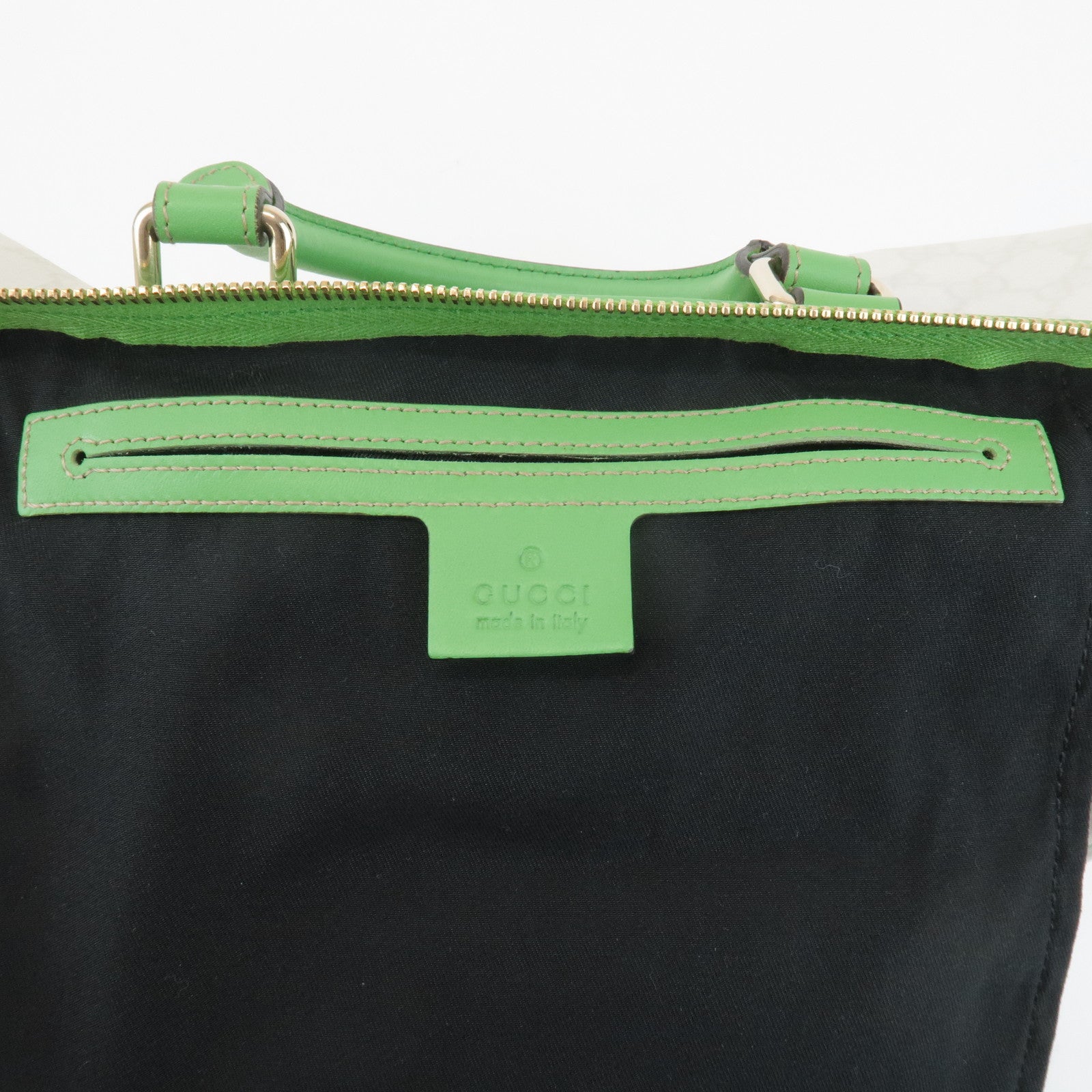 GUCCI JOY Line GG Supreme Leather Boston Bag 189895 Used