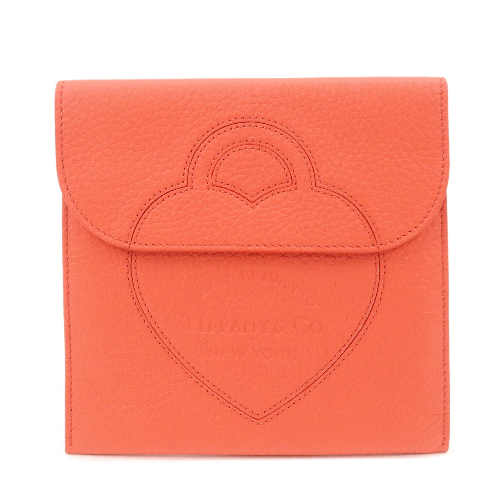 Tiffany & Co Pouch Return to Heart Leather Pouch Accessory Case