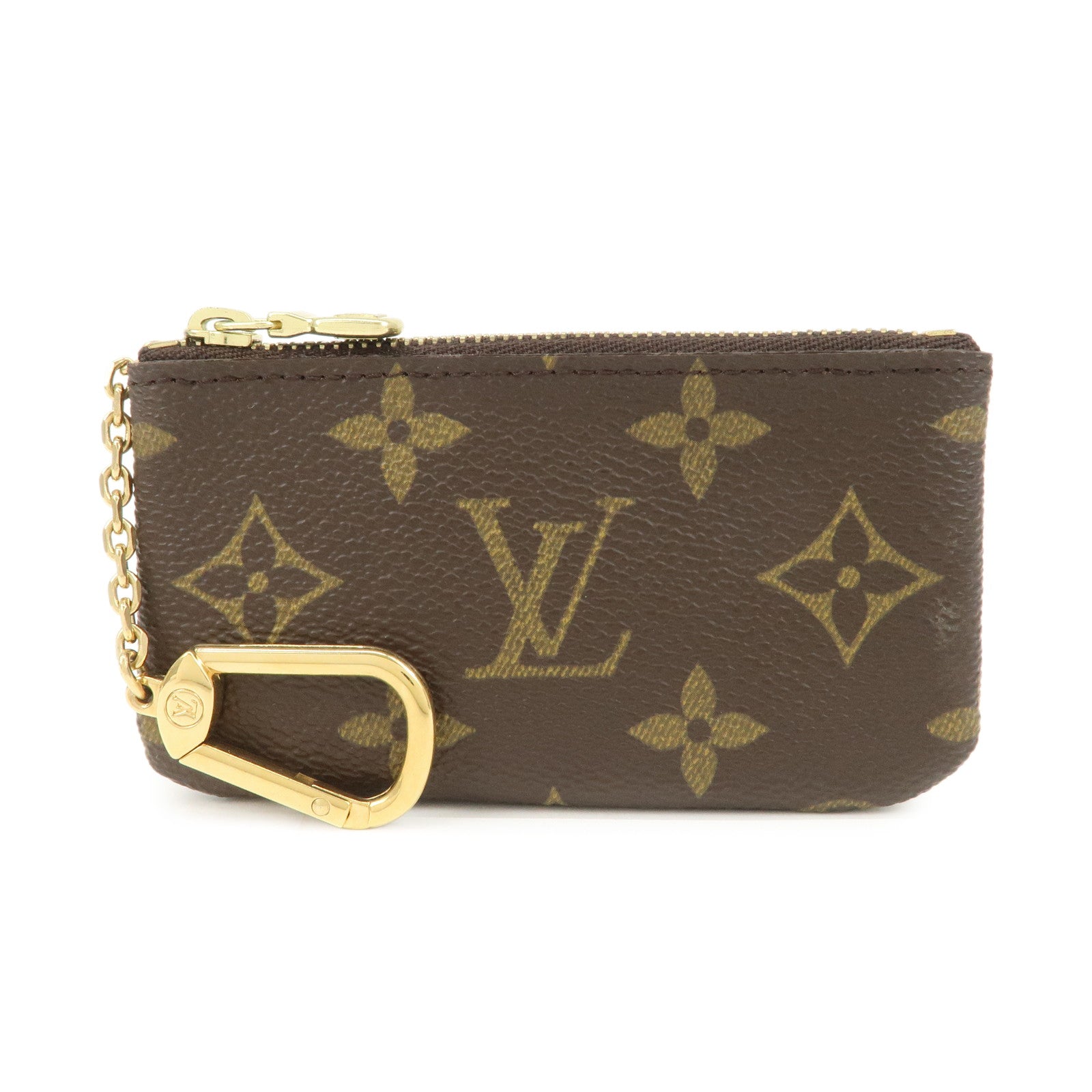 Louis Vuitton Monogram Pochette Cles Coin Case Key Case M62650