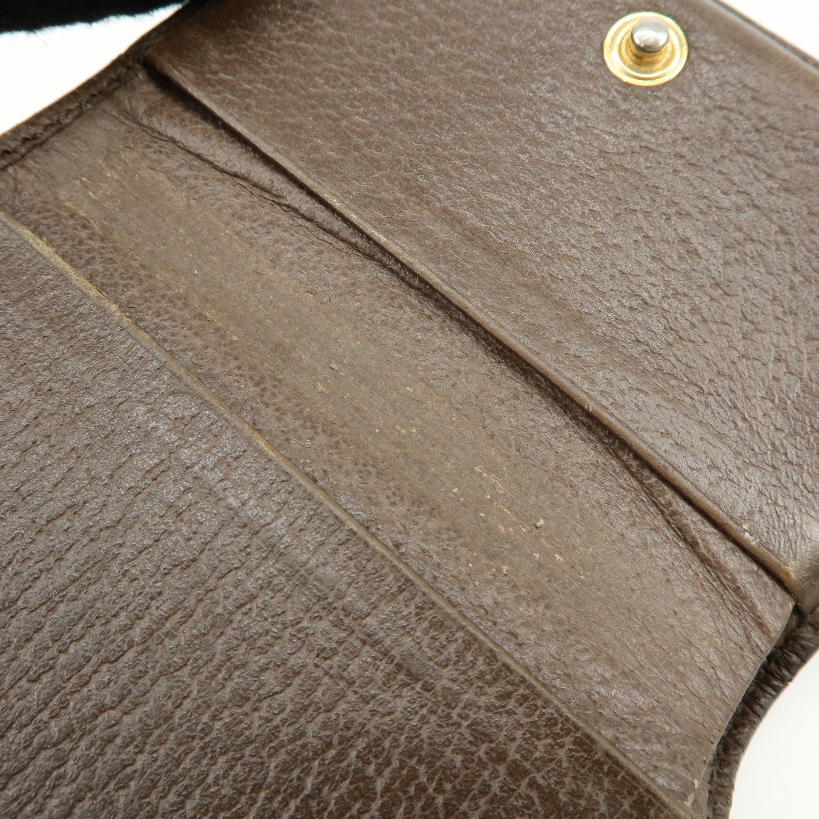 GUCCI Ophidia GG Supreme Leather Tri-Fold Compact Wallet 644334