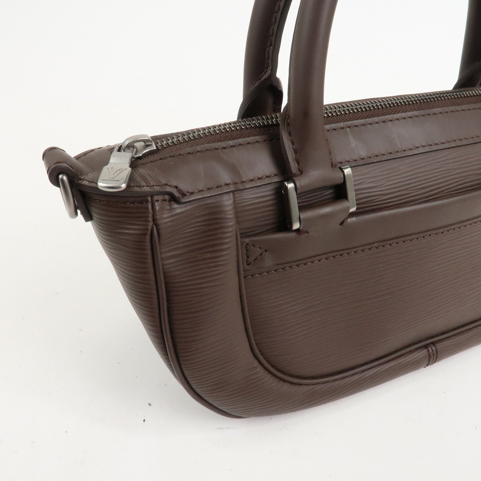 Louis Vuitton Epi Leather Dhanura Hand Bag Mocha M5891D
