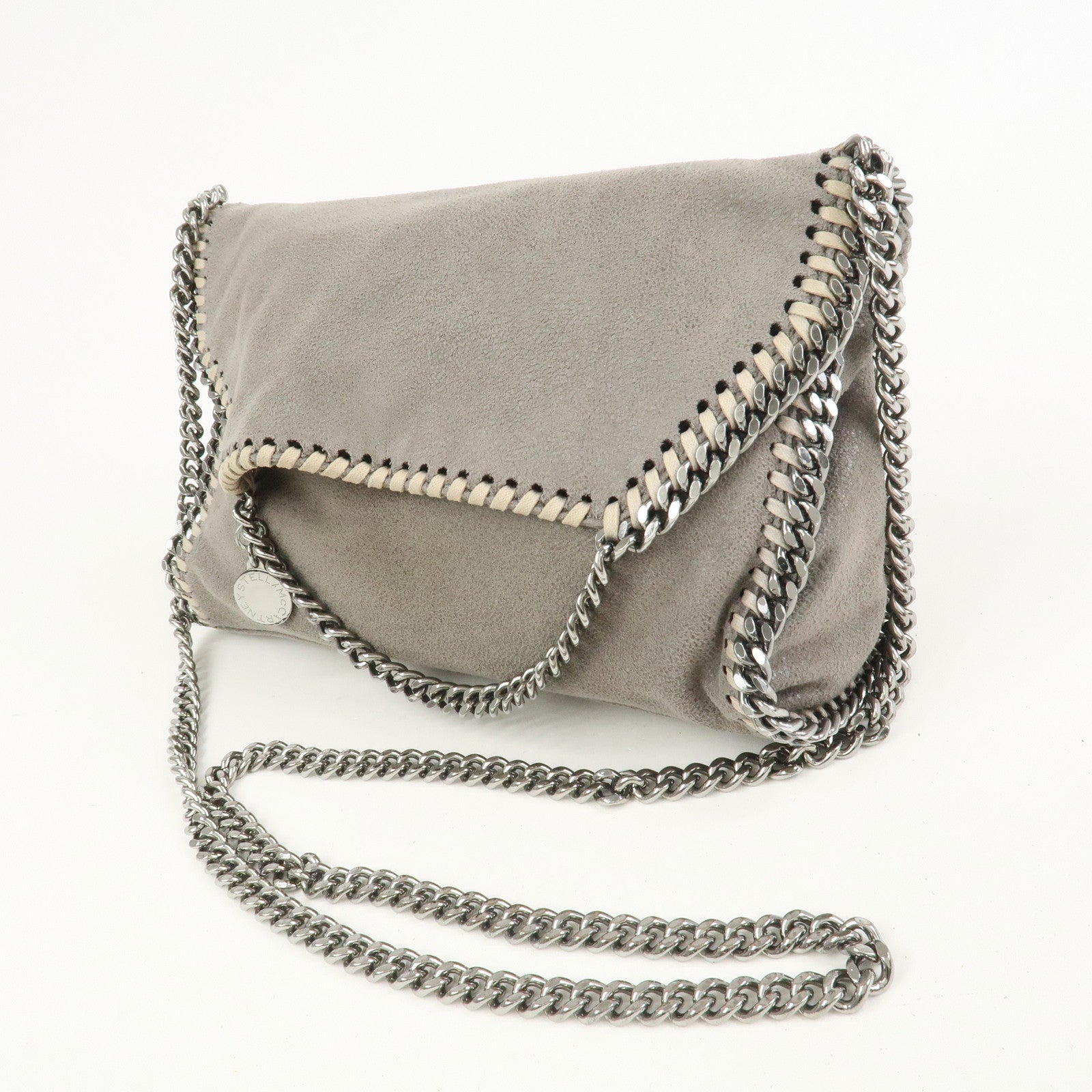 STELLA MCCARTNEY Falabella Mini Shoulder Bag Grey