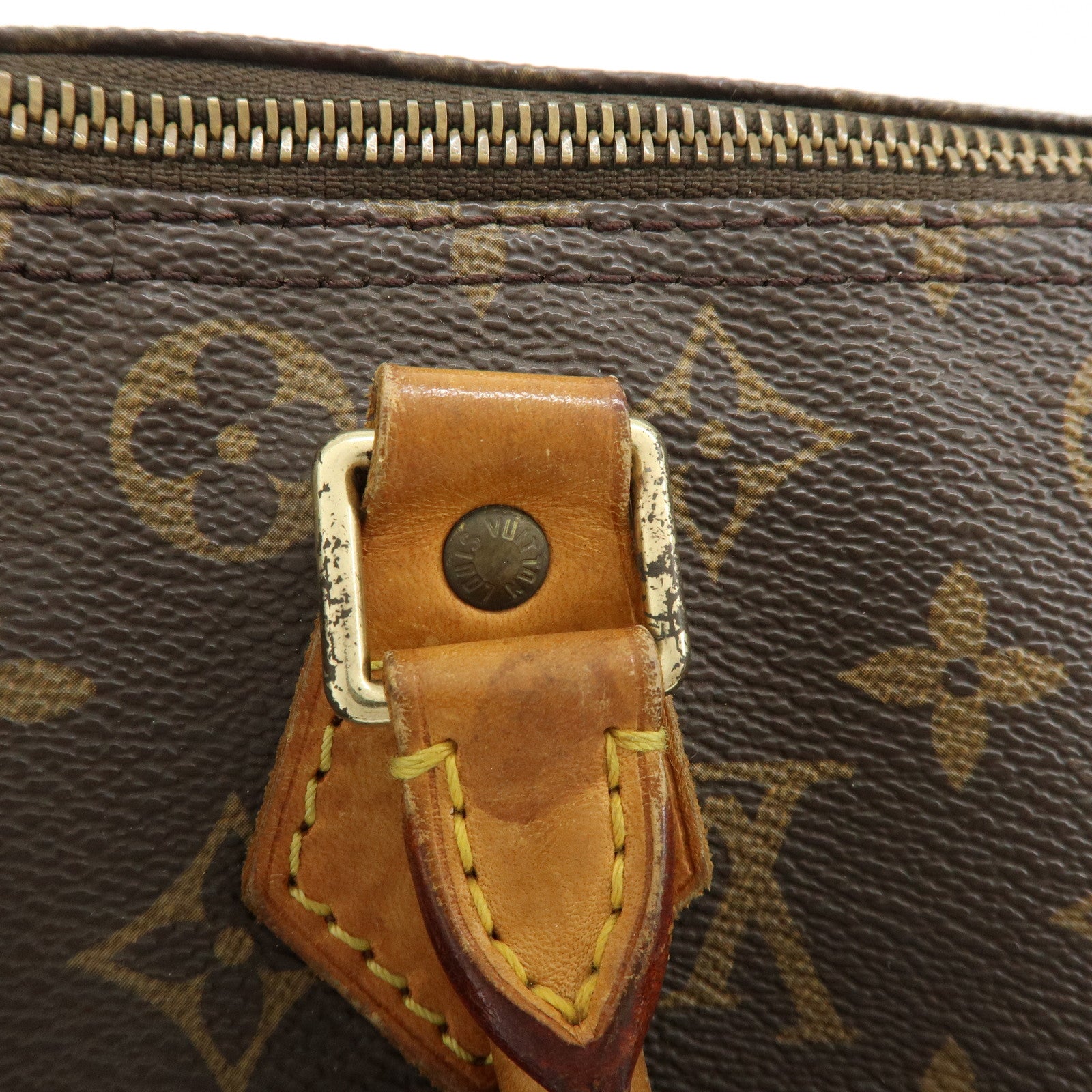 Louis Vuitton Monogram Speedy 30 Boston Bag Hand Bag Brown M41526