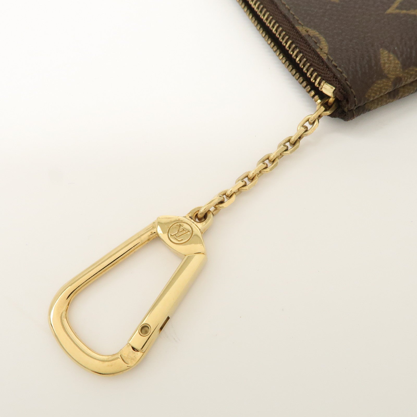 Louis Vuitton Monogram Pochette Cles Coin Case Key Case M62650