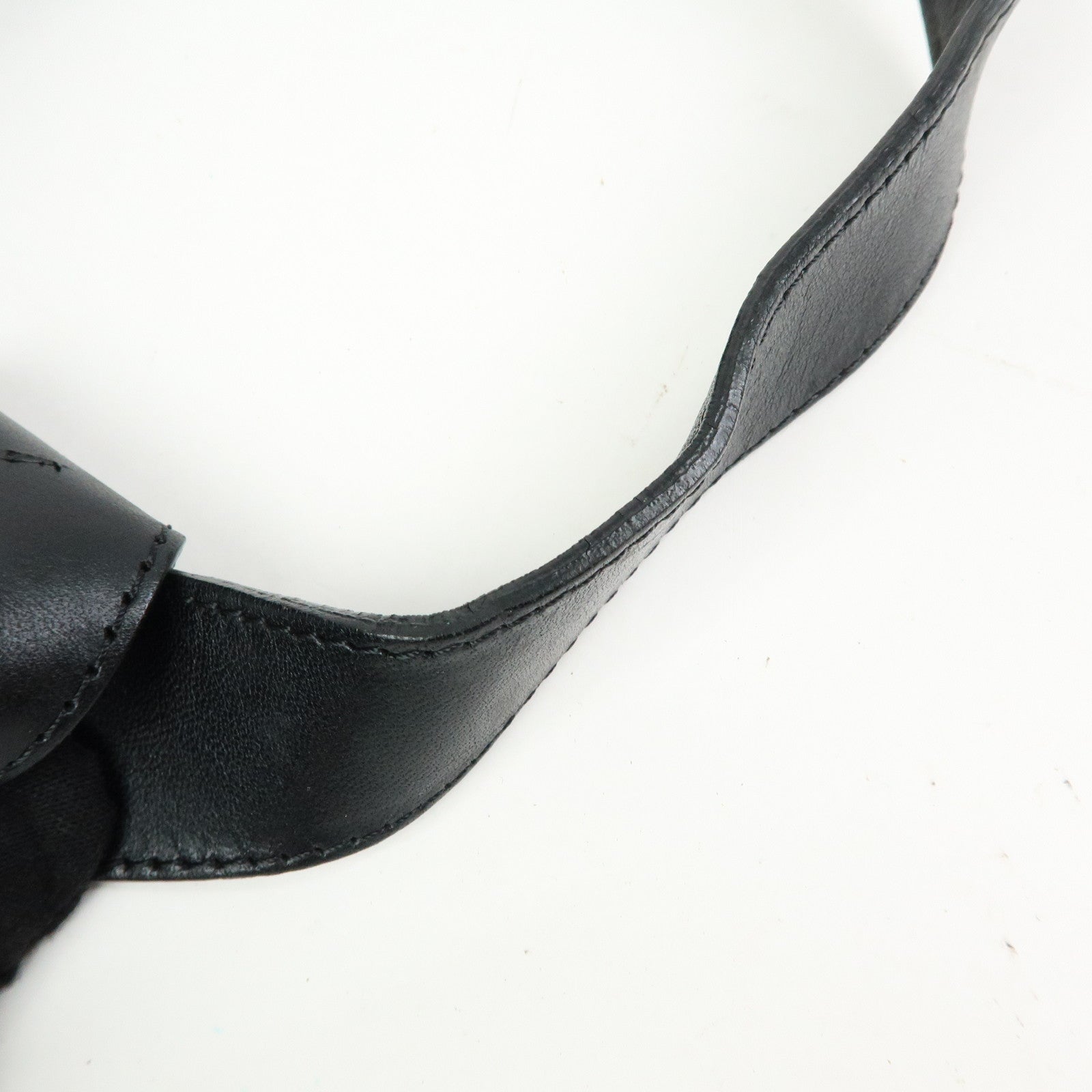 Chloe See by Chloe Leather Shoulder Bag Hand Bag Black