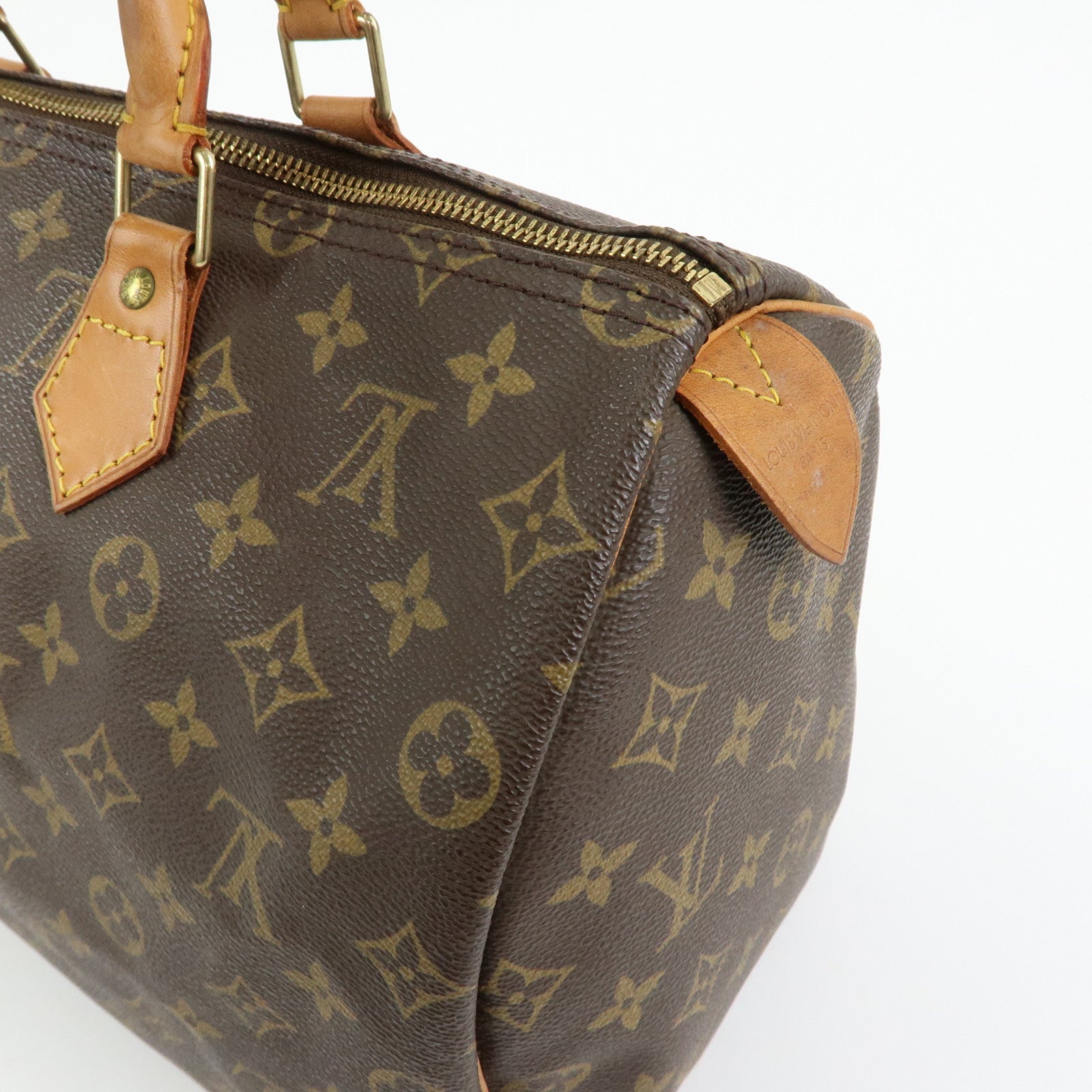 Louis Vuitton Monogram Speedy 35 Boston Bag Hand Bag M41524