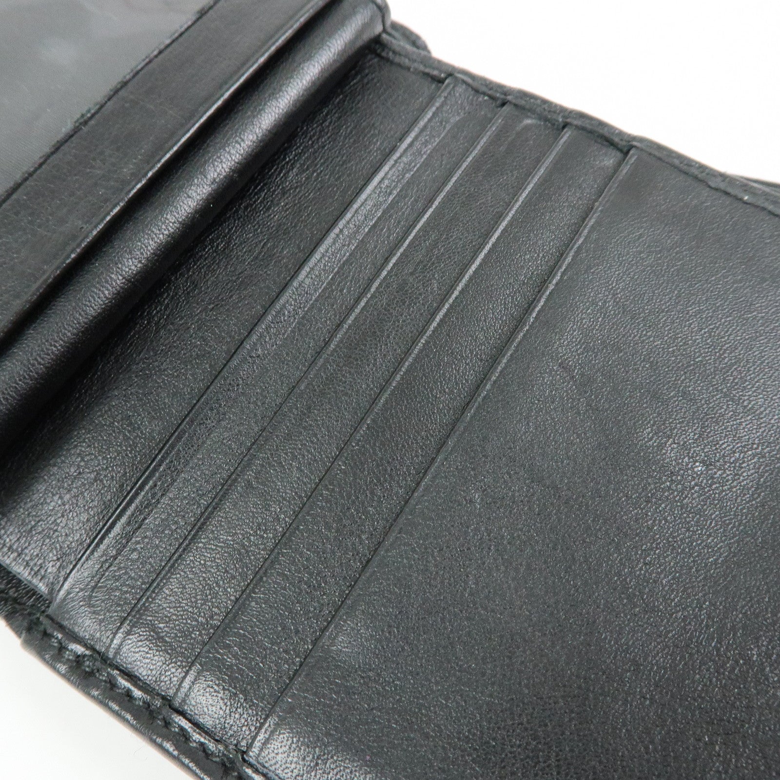 Christian Dior Trotter Ethnic Line Heart Bi-fold Compact Wallet