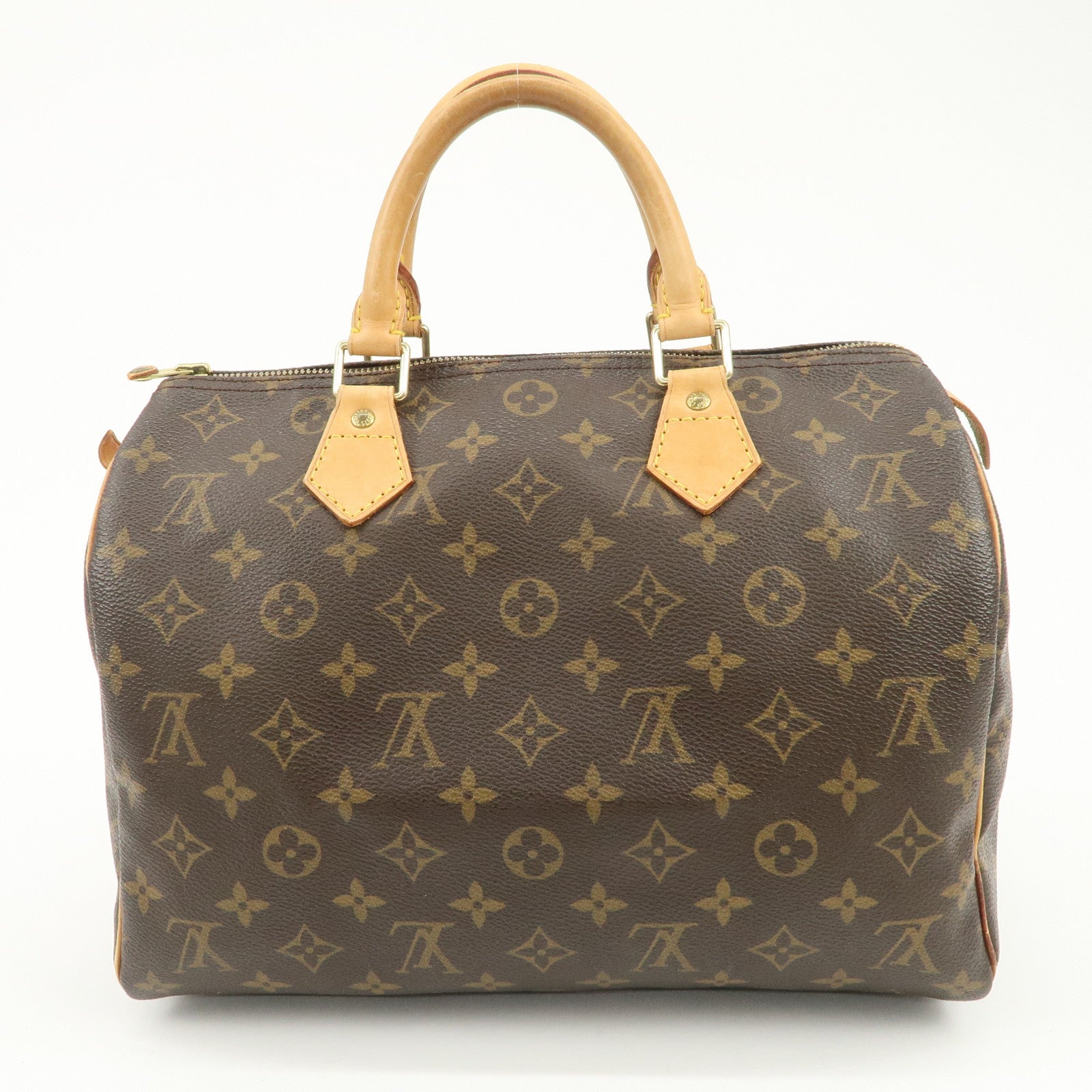Louis Vuitton Monogram Speedy 30 Boston Bag Hand Bag Brown M41526