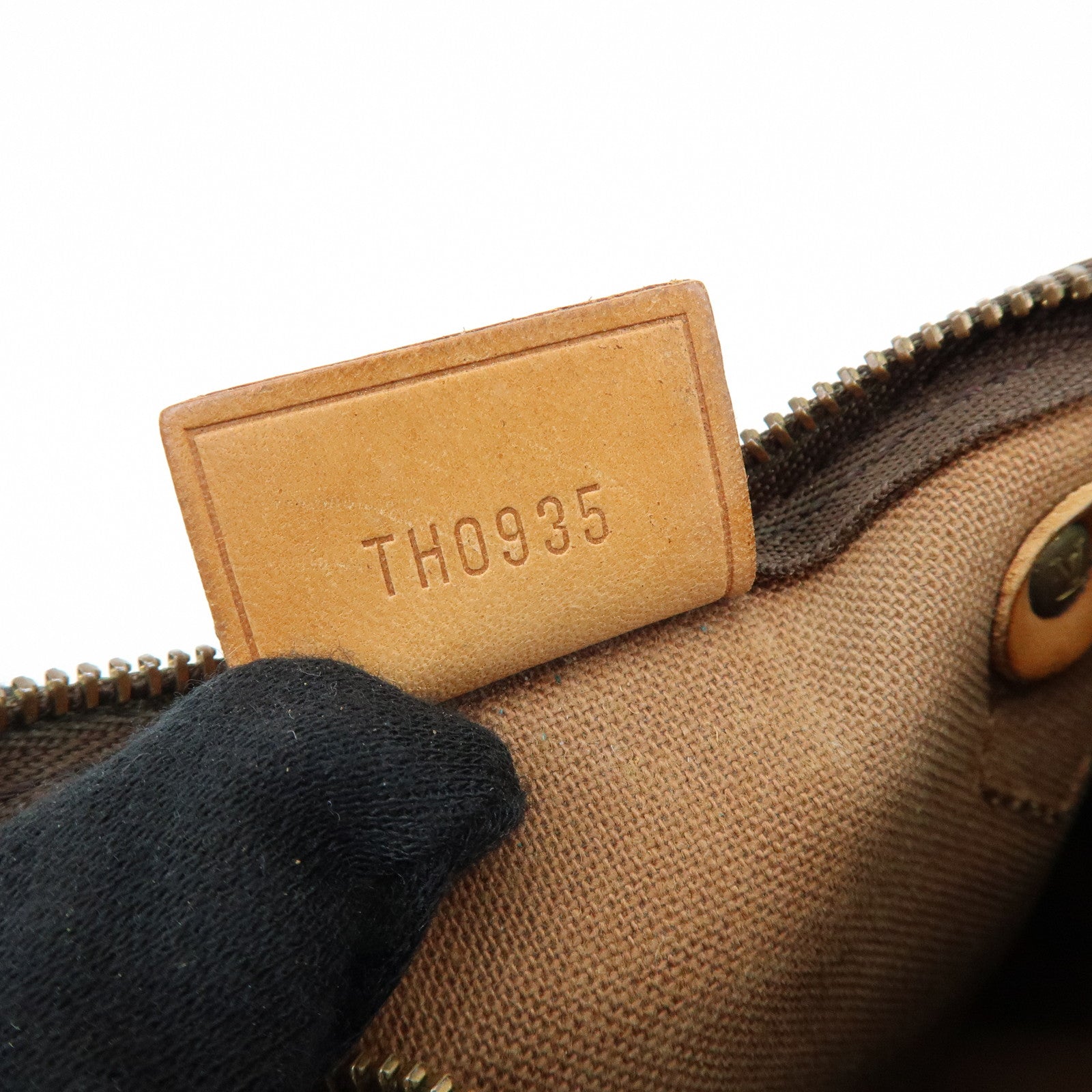 Louis Vuitton Monogram Mini Speedy Hand Bag Brown M41534