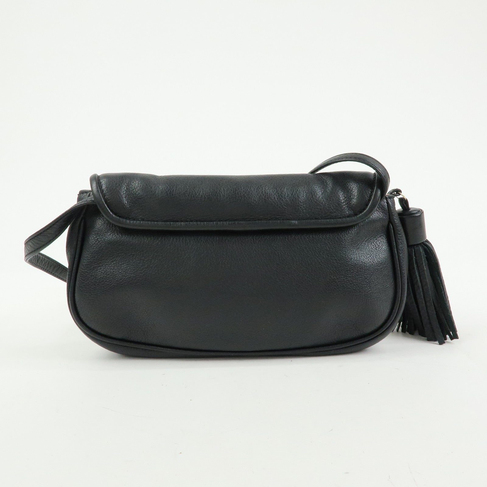 Chloe See By Chloe Leather Shoulder Bag Crossbody Bag Black