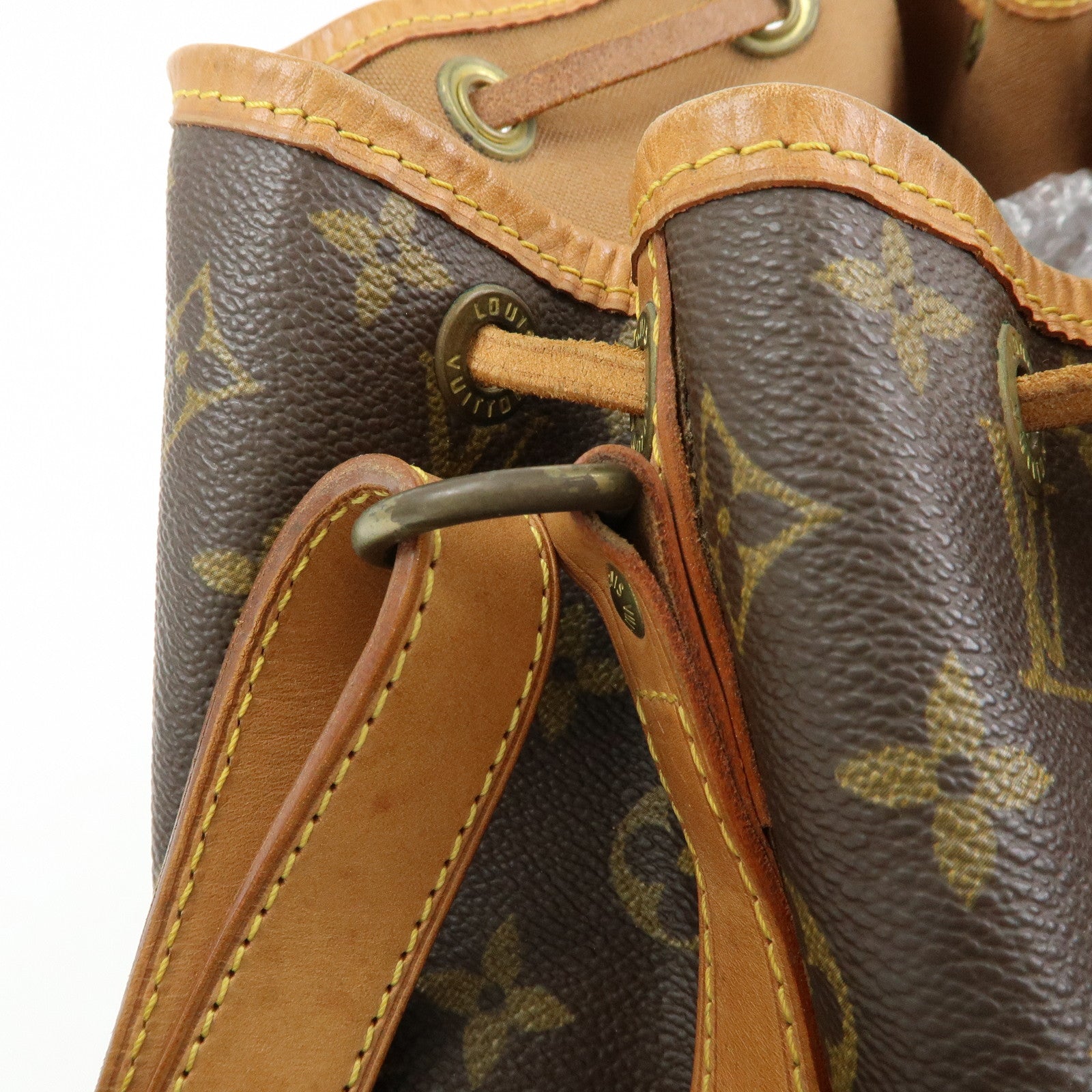 Louis Vuitton Monogram Petit Noe Shoulder Bag Brown M42226