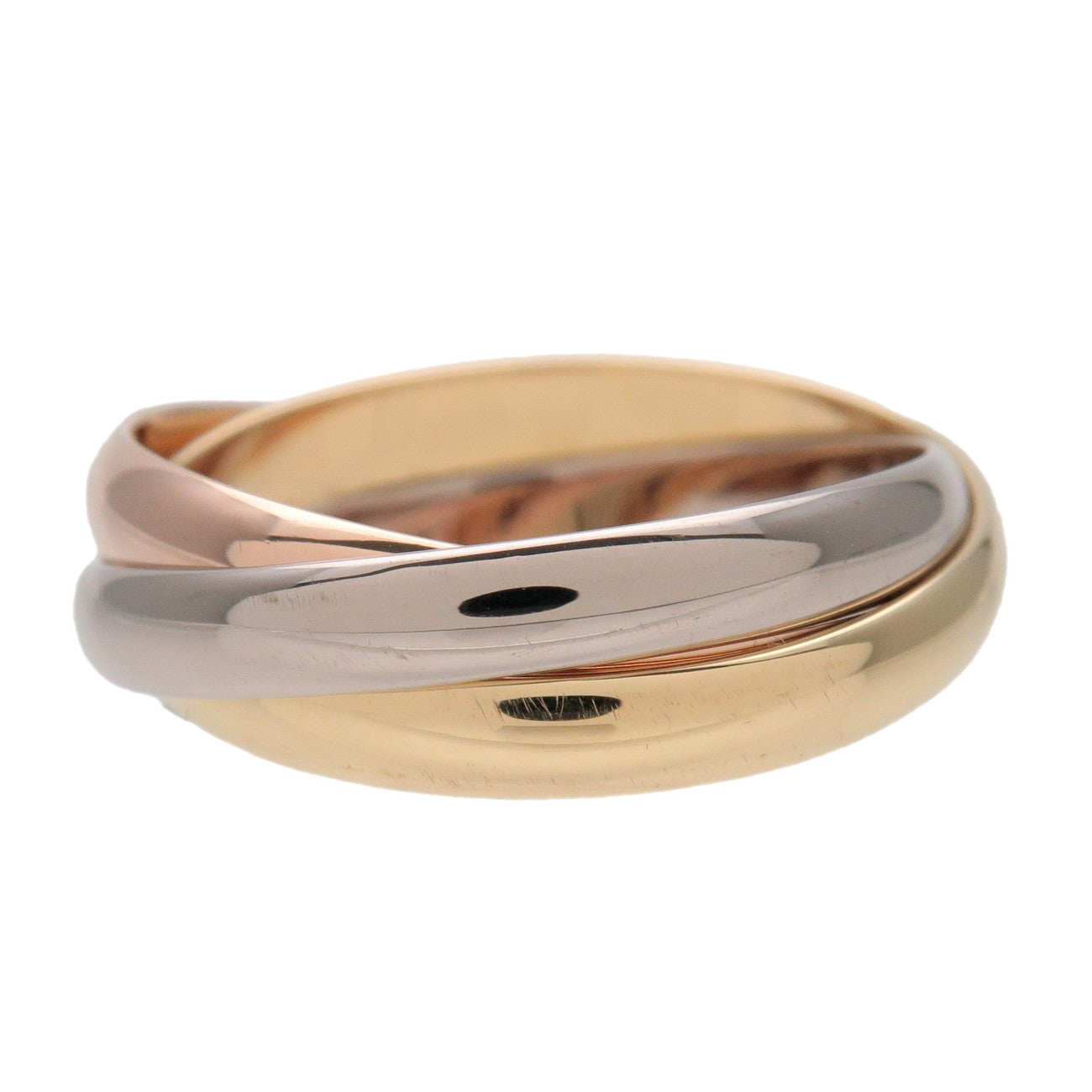 Cartier Trinity Ring SM K18 750YG/PG/WG Gold #51 US6 EU51 HK13