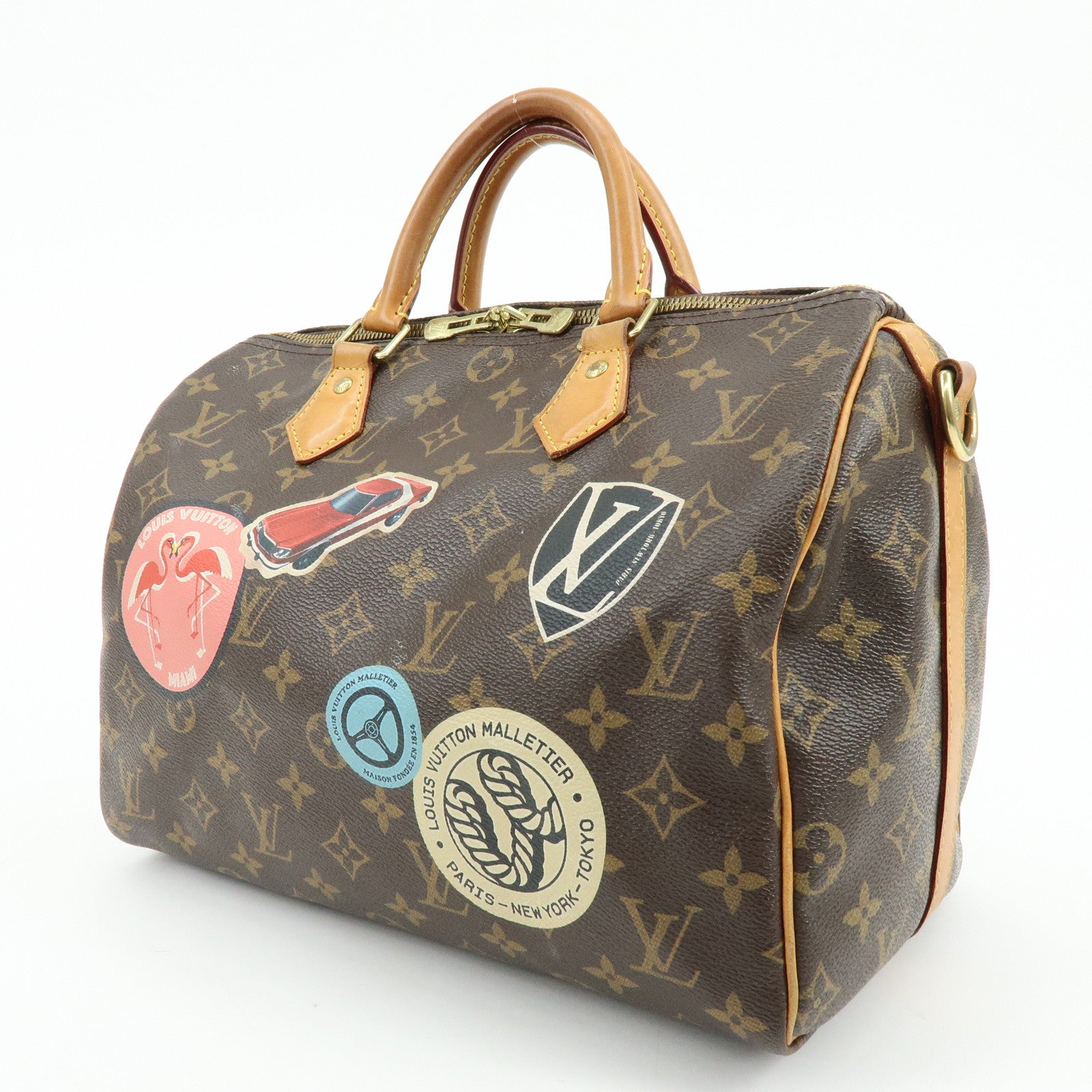 Louis Vuitton Monogram World Tour Speedy Bandouliere 30 M43231