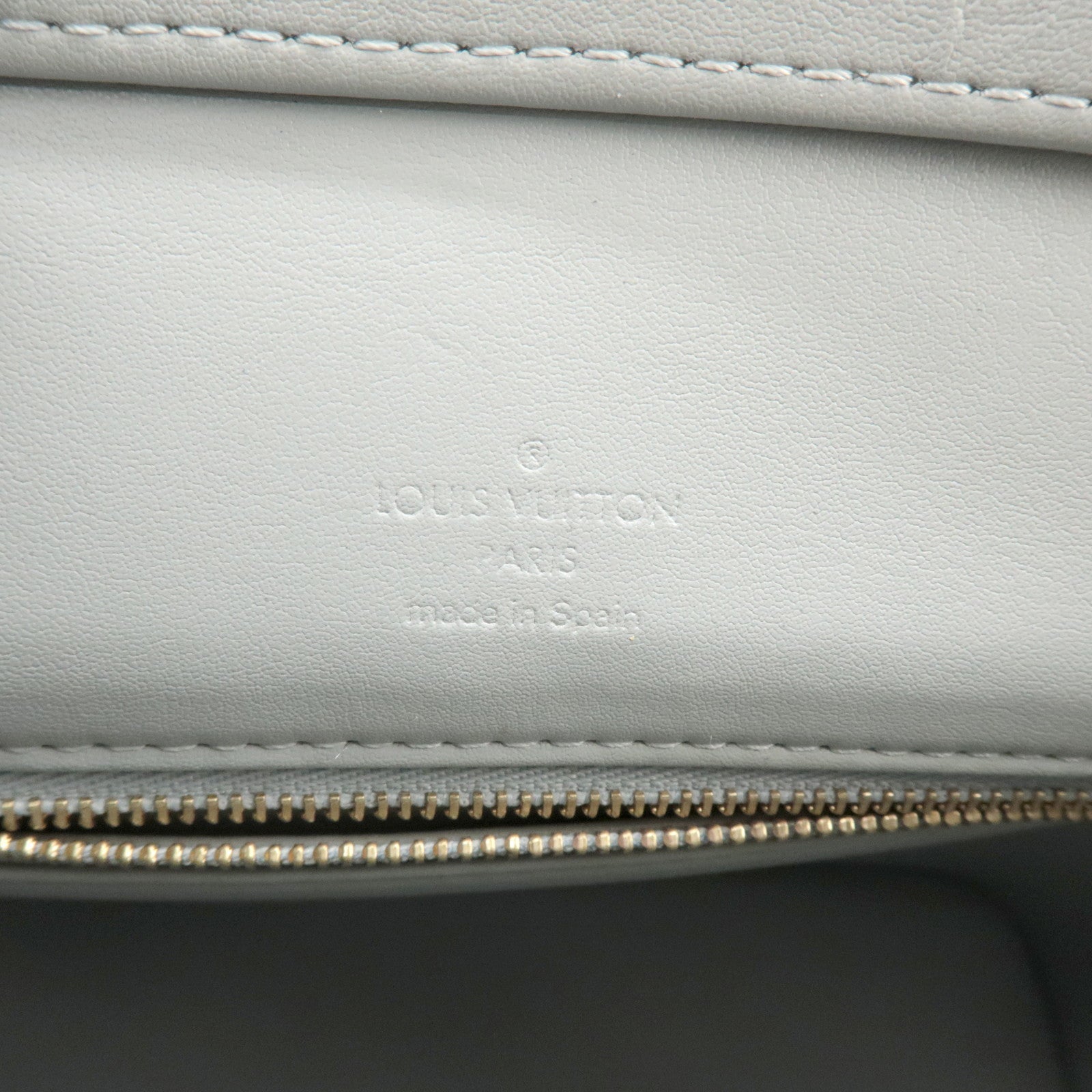 Louis Vuitton Monogram Vernis Houston Hand Bag Gris M91053 Used