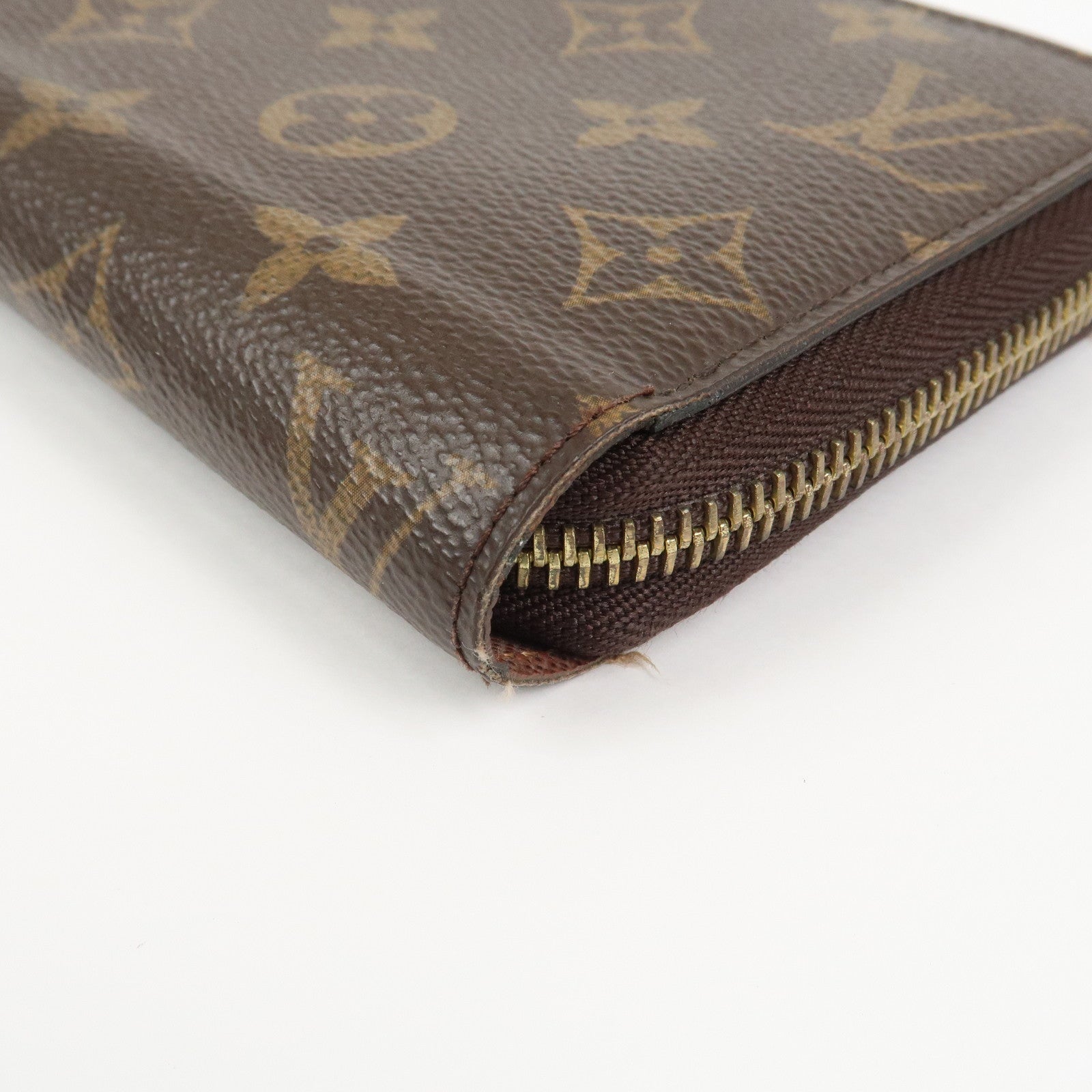 Louis Vuitton Monogram Canvas Zippy Long Wallet Brown M60017