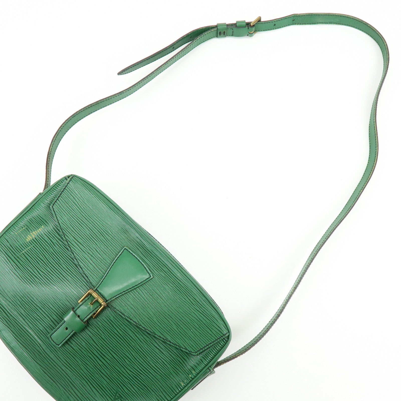 Louis Vuitton Epi Jeune Fille Shoulder Bag Borneo Green M52154