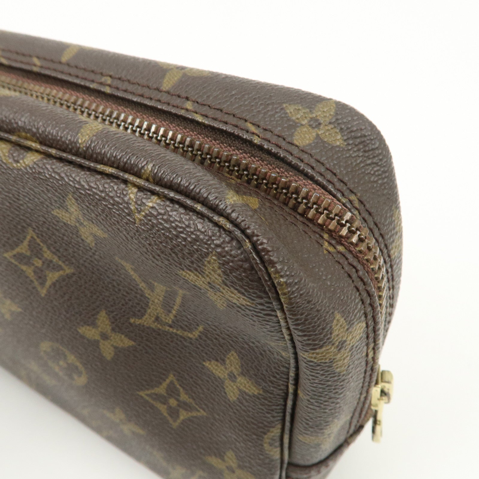 Louis Vuitton Monogram Trousse Toilette 23 Pouch Brown M47524