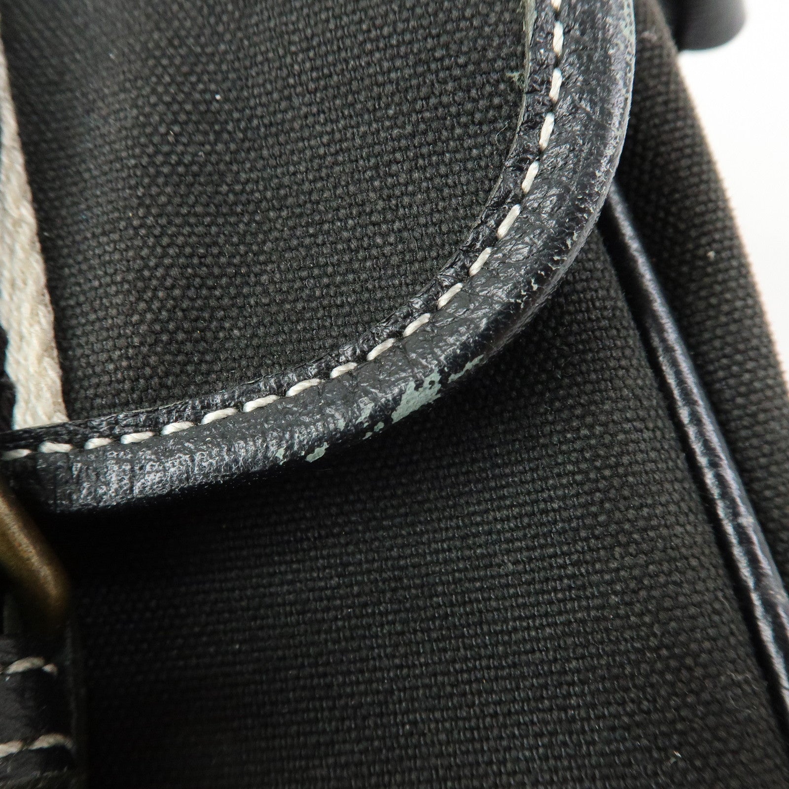BURBERRY blue Label Canvas Shoulder Bag Crossbody Bag Black