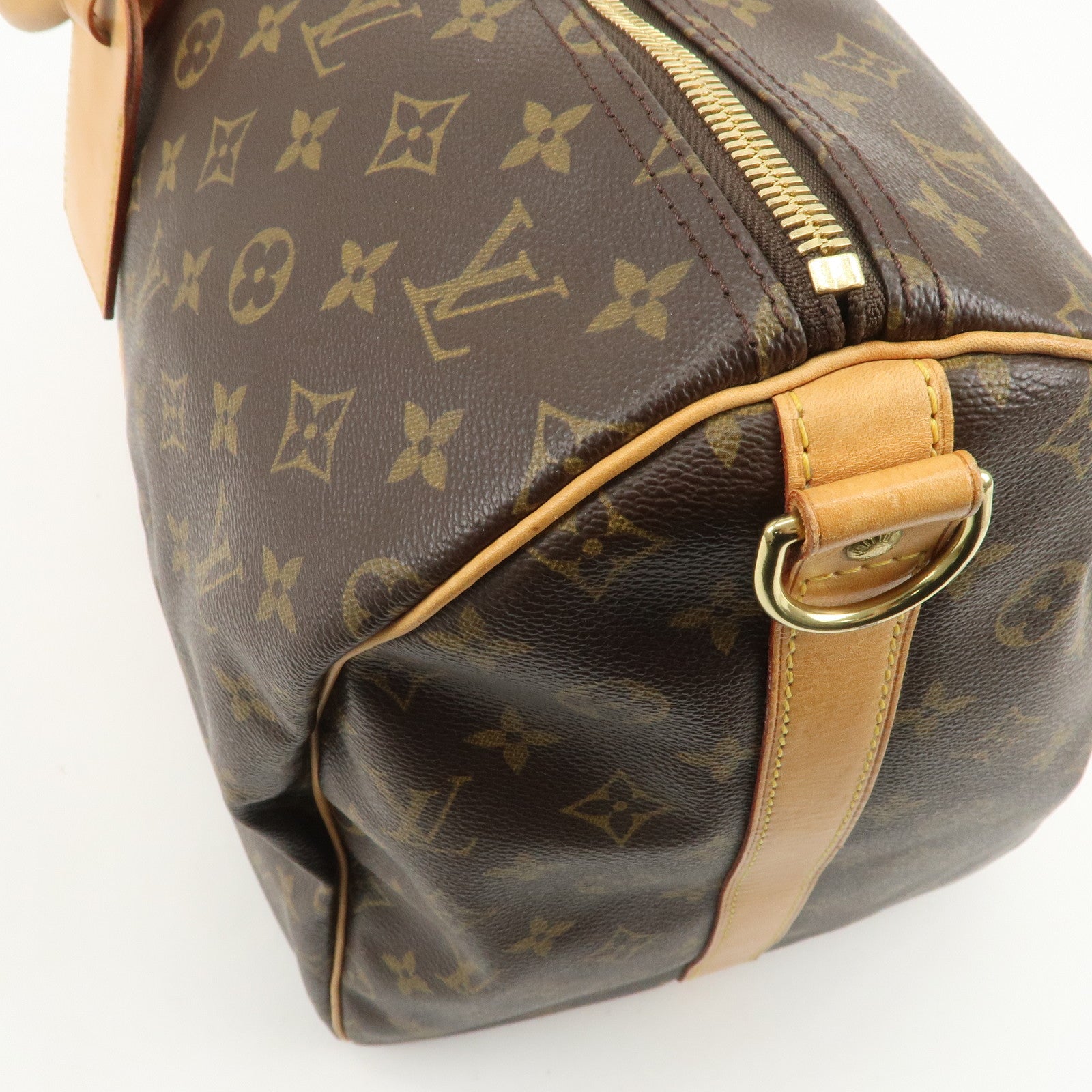 Louis Vuitton Monogram Keep All Bandouliere 55 Boston Bag M41414