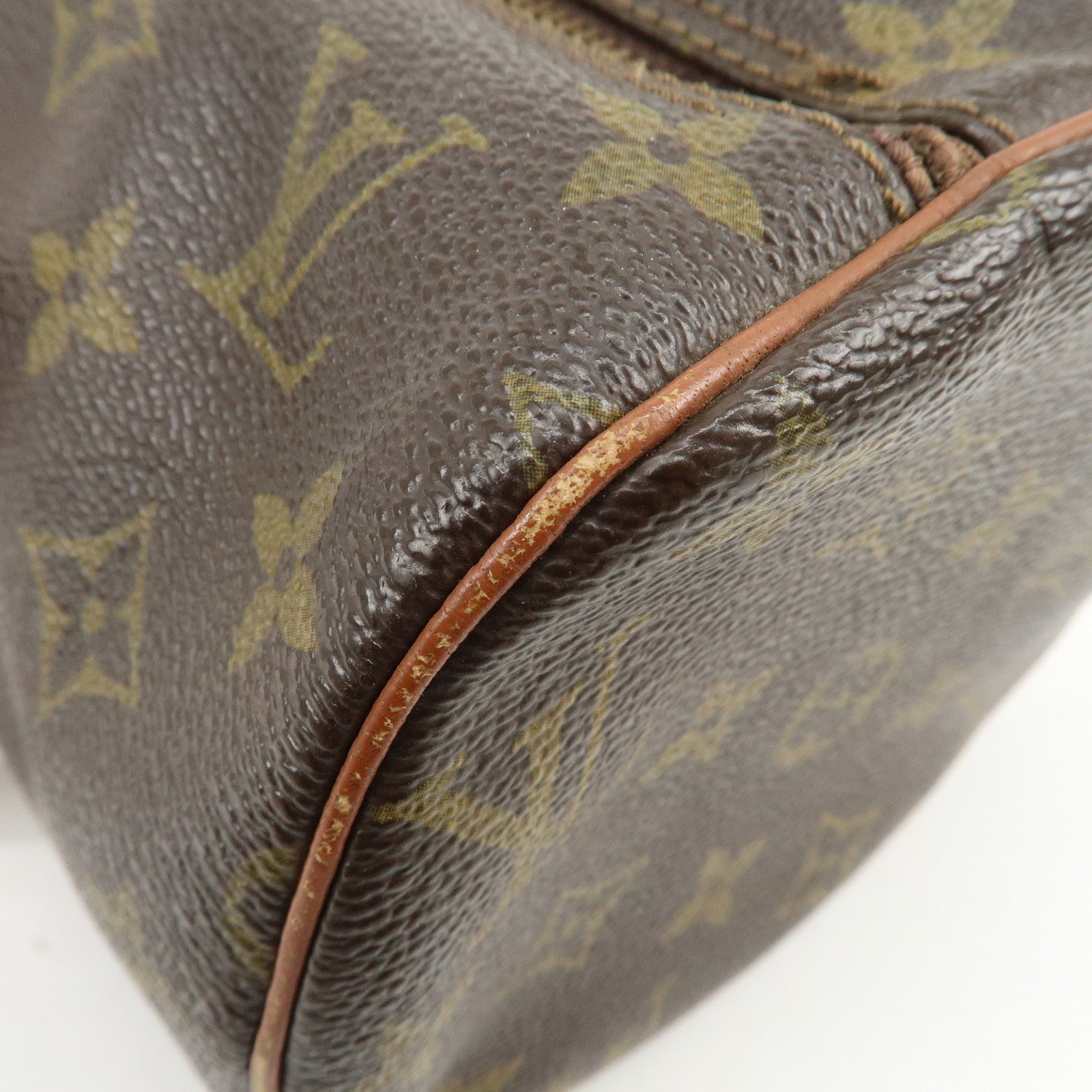 Louis Vuitton Monogram Papillon 30 Hand Bag Brown Old Style M51365