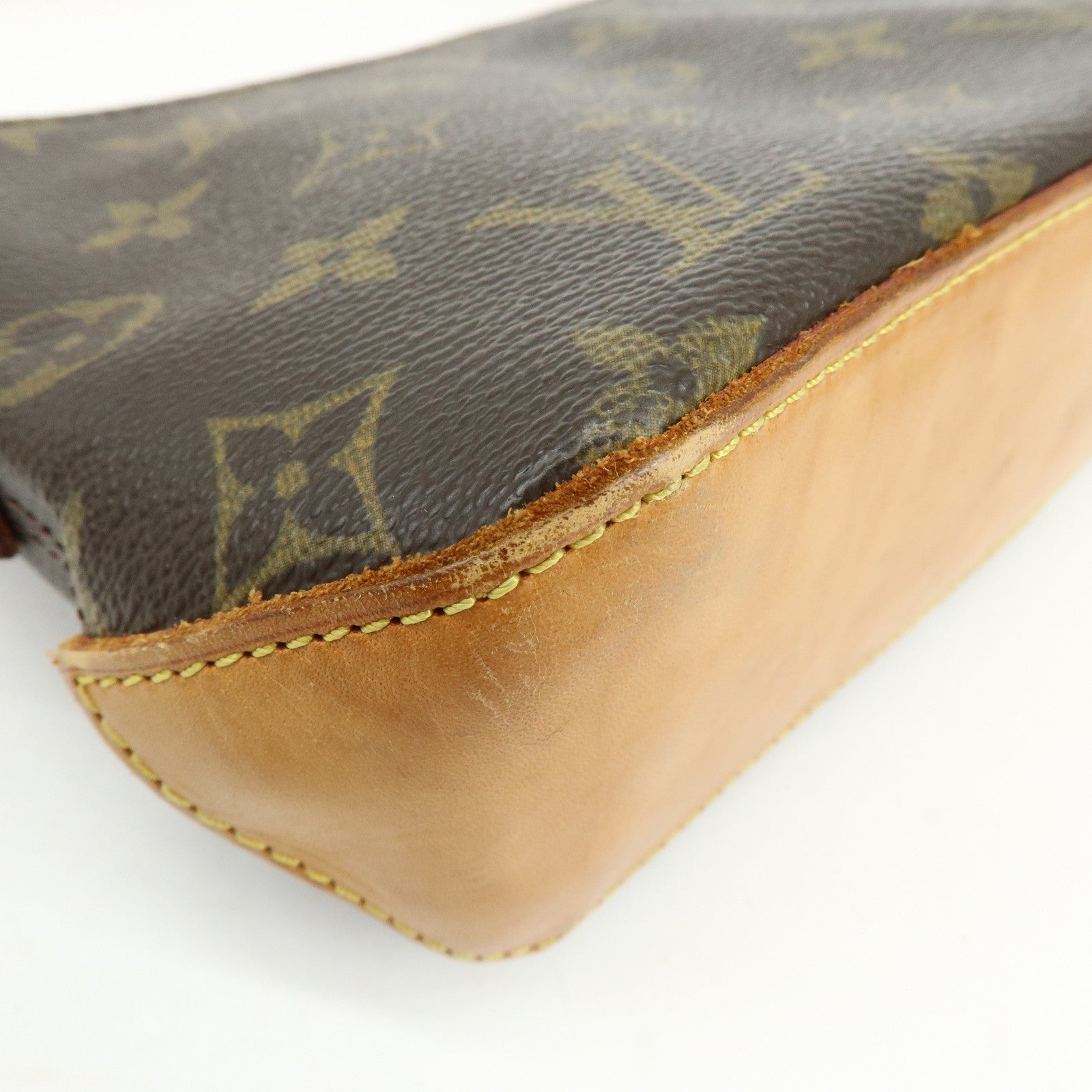 Louis Vuitton Monogram Trotteur Canvas Shoulder Bag Brown M51240