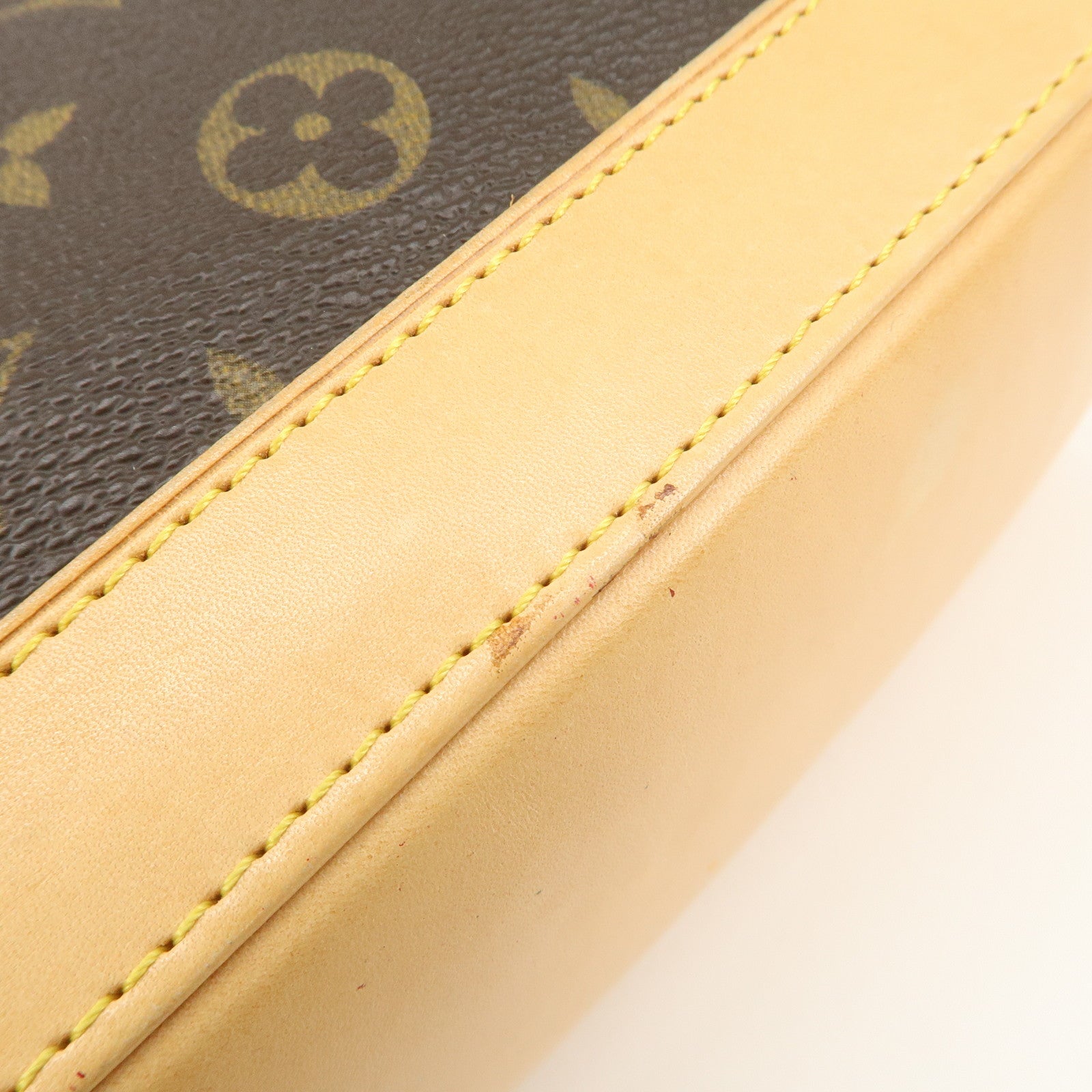 Louis Vuitton Monogram Lock It Hand Bag Old Style Brown M40102 Used