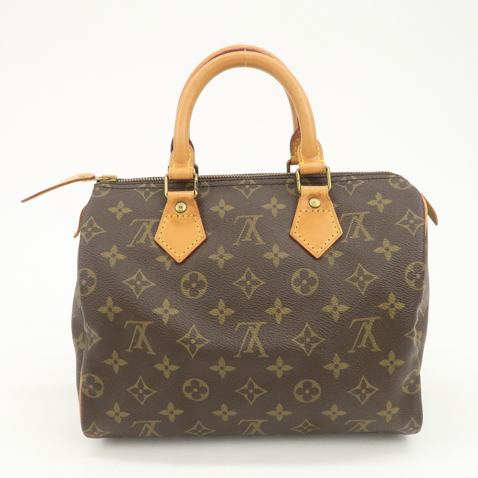 Louis Vuitton Monogram Speedy 25 Boston Bag Hand Bag Brown M41528