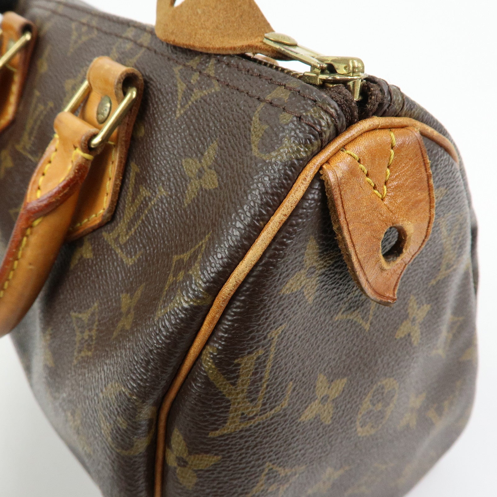 Louis Vuitton Monogram Speedy 25 Boston Bag Hand Bag Brown M41528