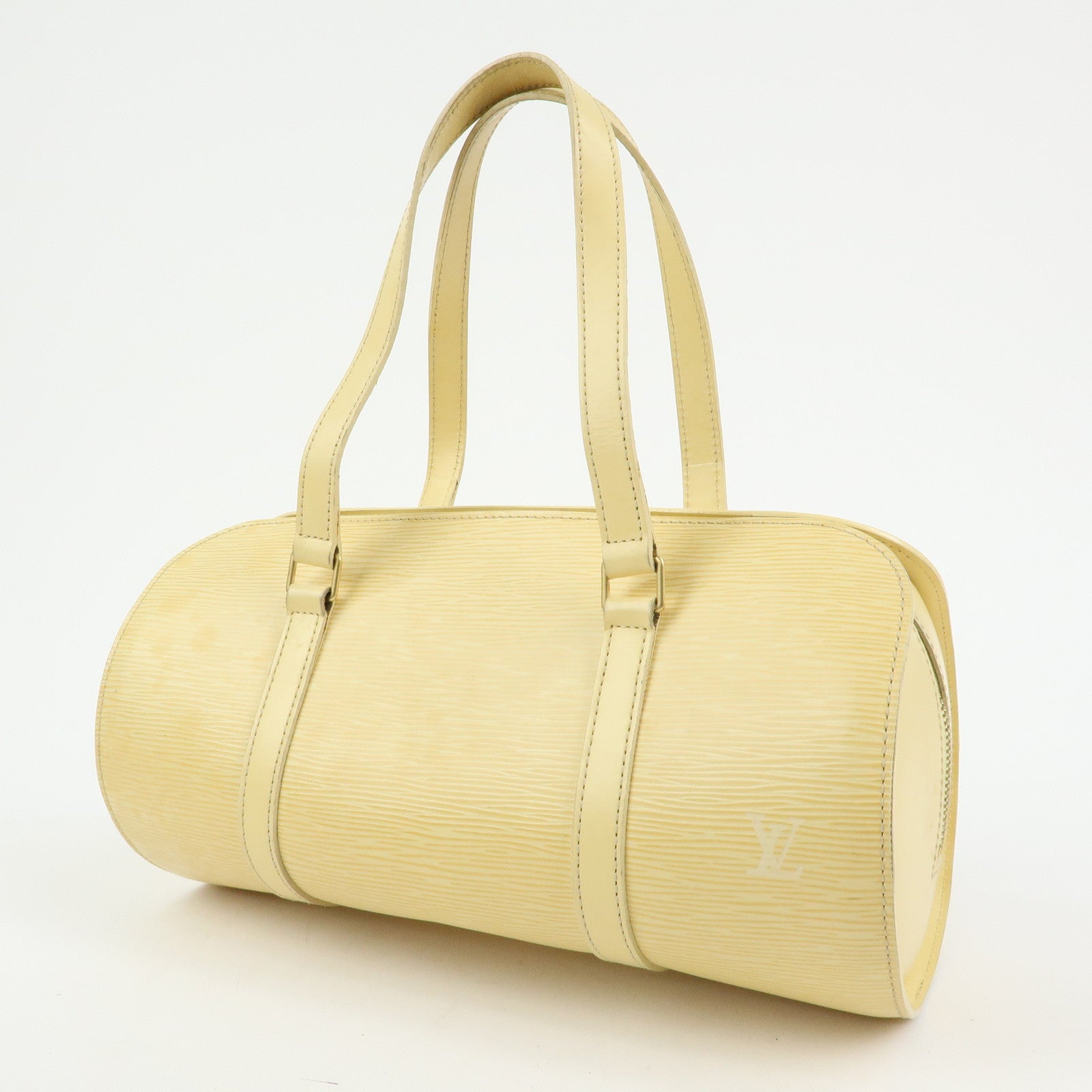 Louis Vuitton Epi Leather Soufflot Hand Bag Vanilla M5222A