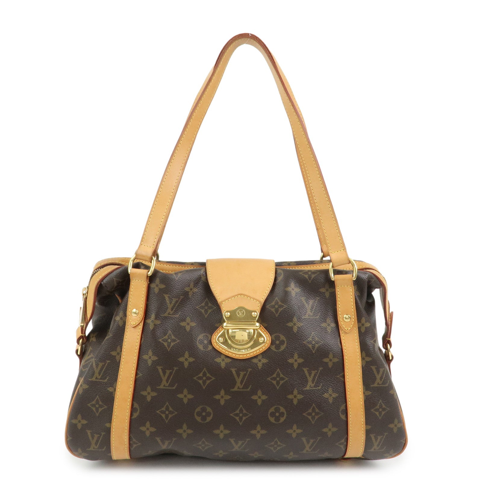 Louis Vuitton Monogram Stresa PM Shoulder Bag Brown M51186