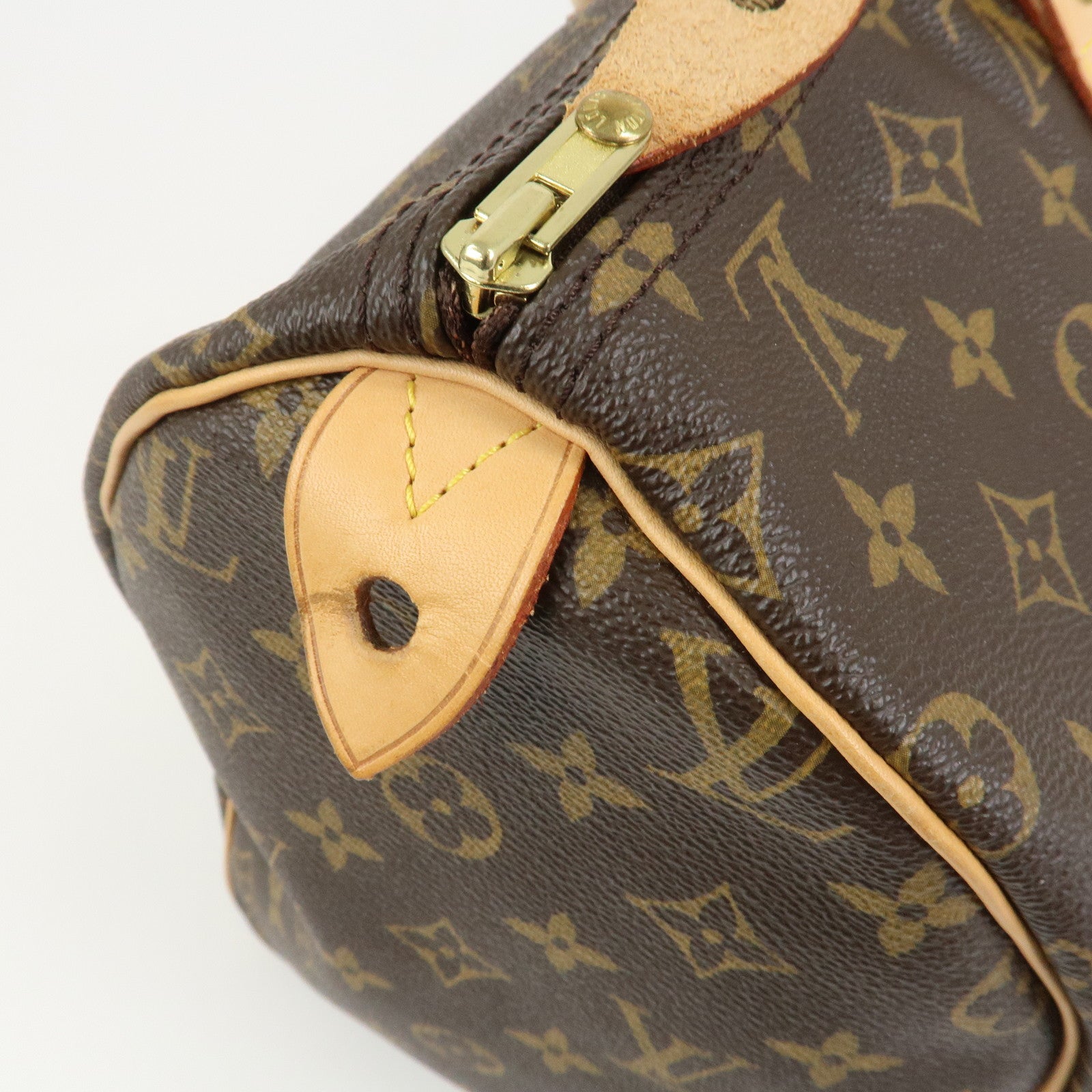 Louis Vuitton Monogram Speedy 40 Hand Bag Boston Bag Brown M41522