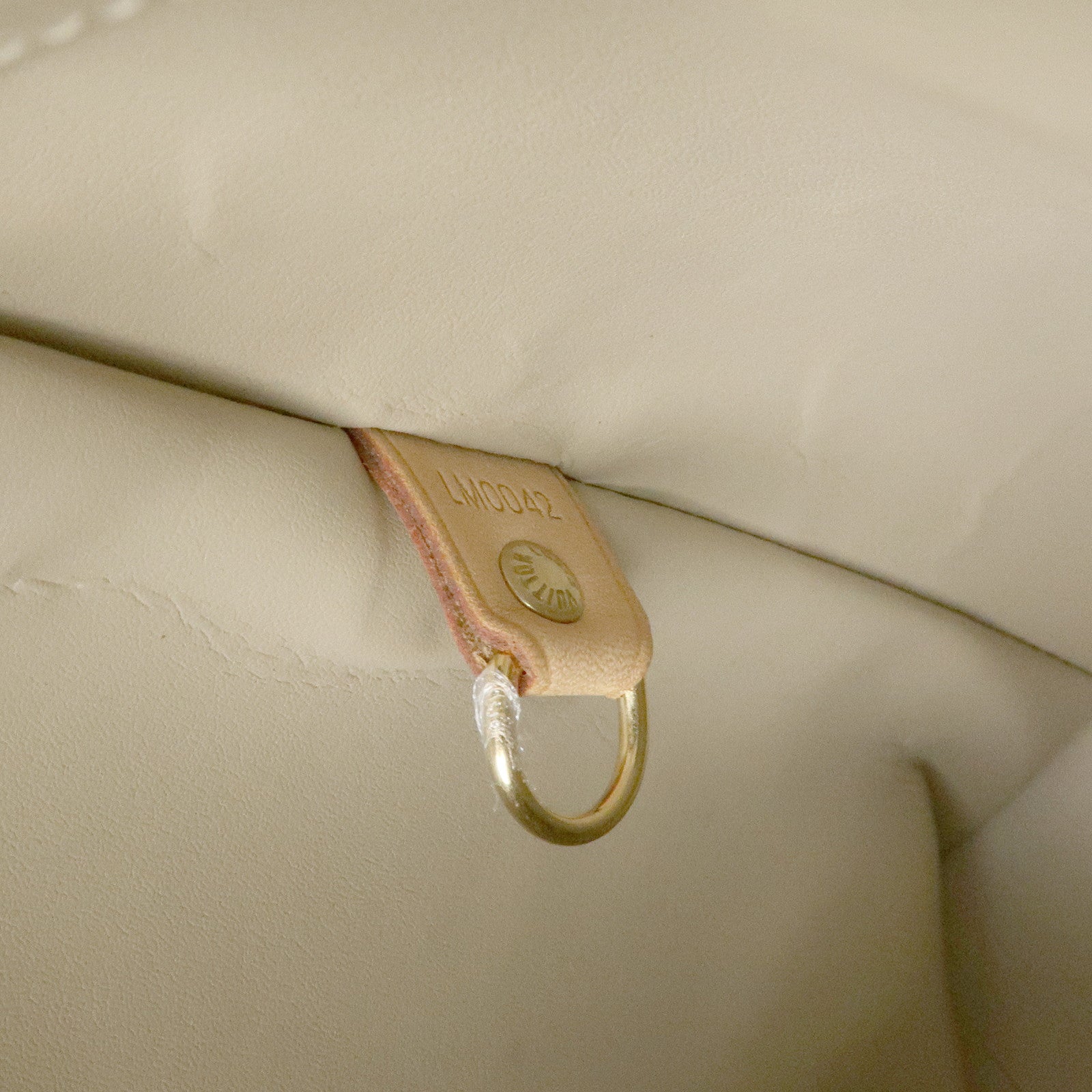 Louis Vuitton Monogram Vernis Houston Tote Hand Bag Beige M91004