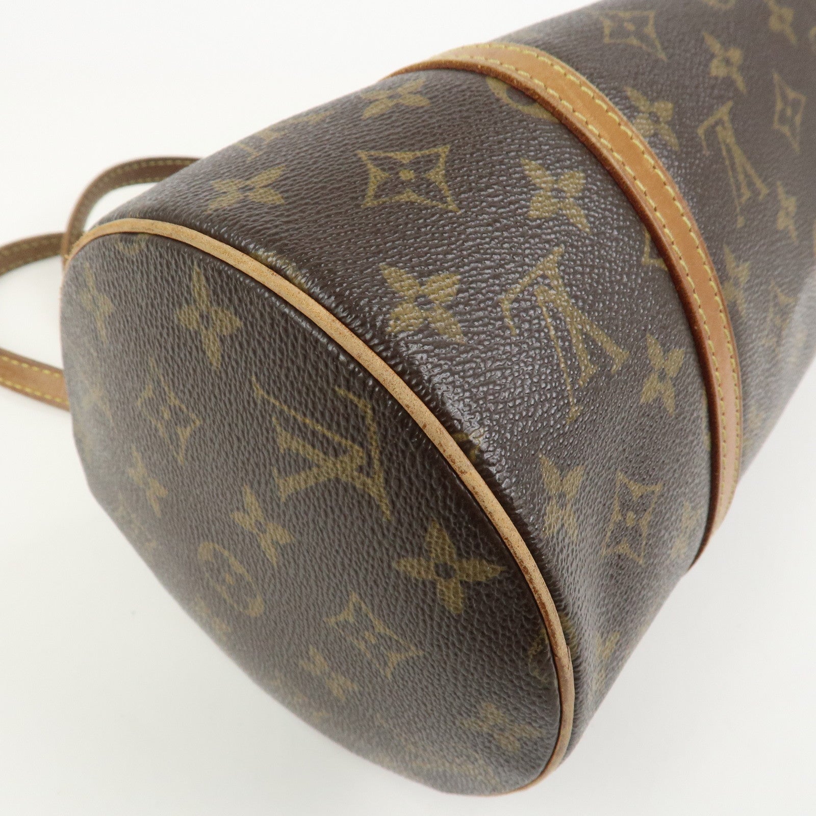 Louis Vuitton Monogram Papillon 30 Hand Bag Brown M51385