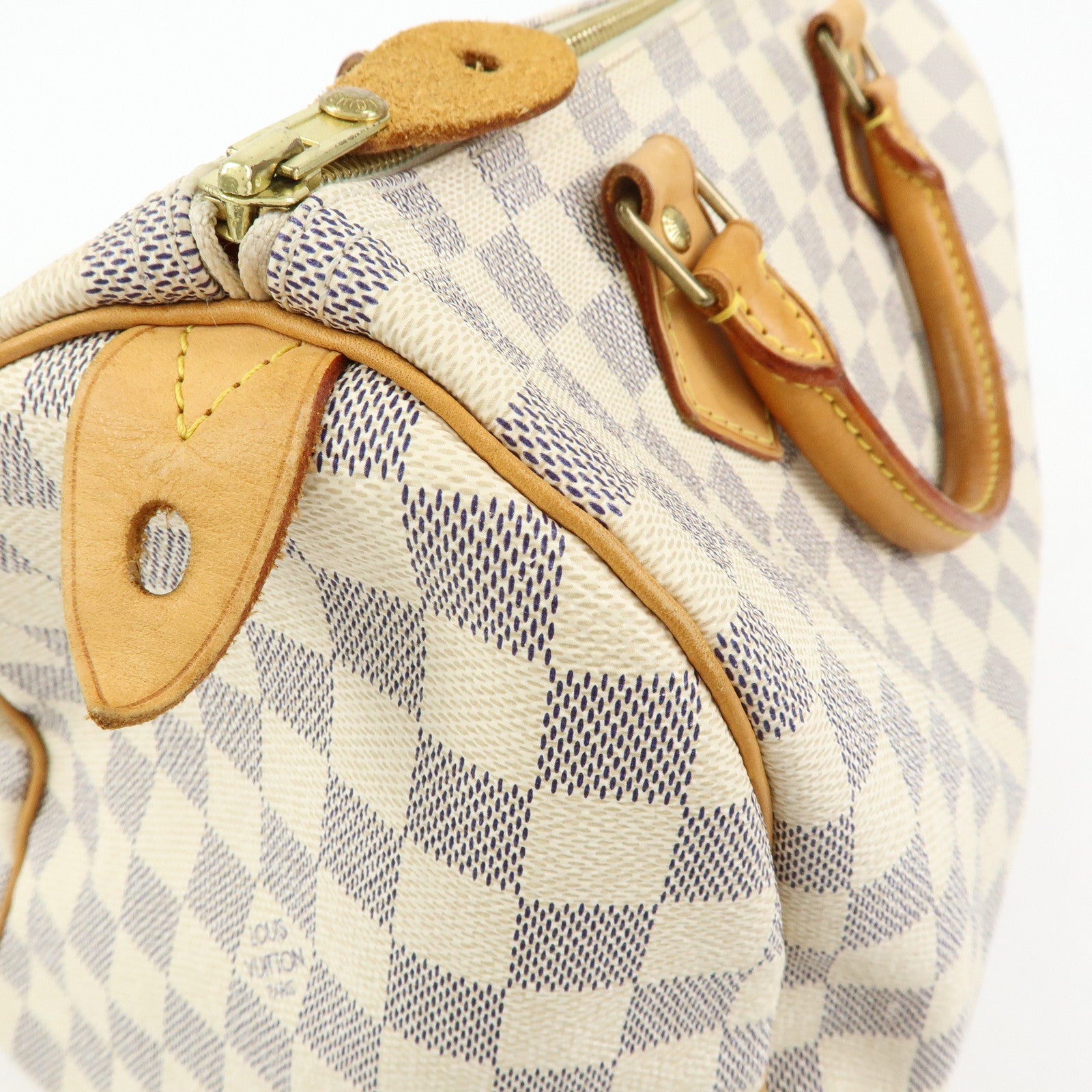 Louis Vuitton Damier Azur Speedy 30 Boston Bag Hand Bag N41533