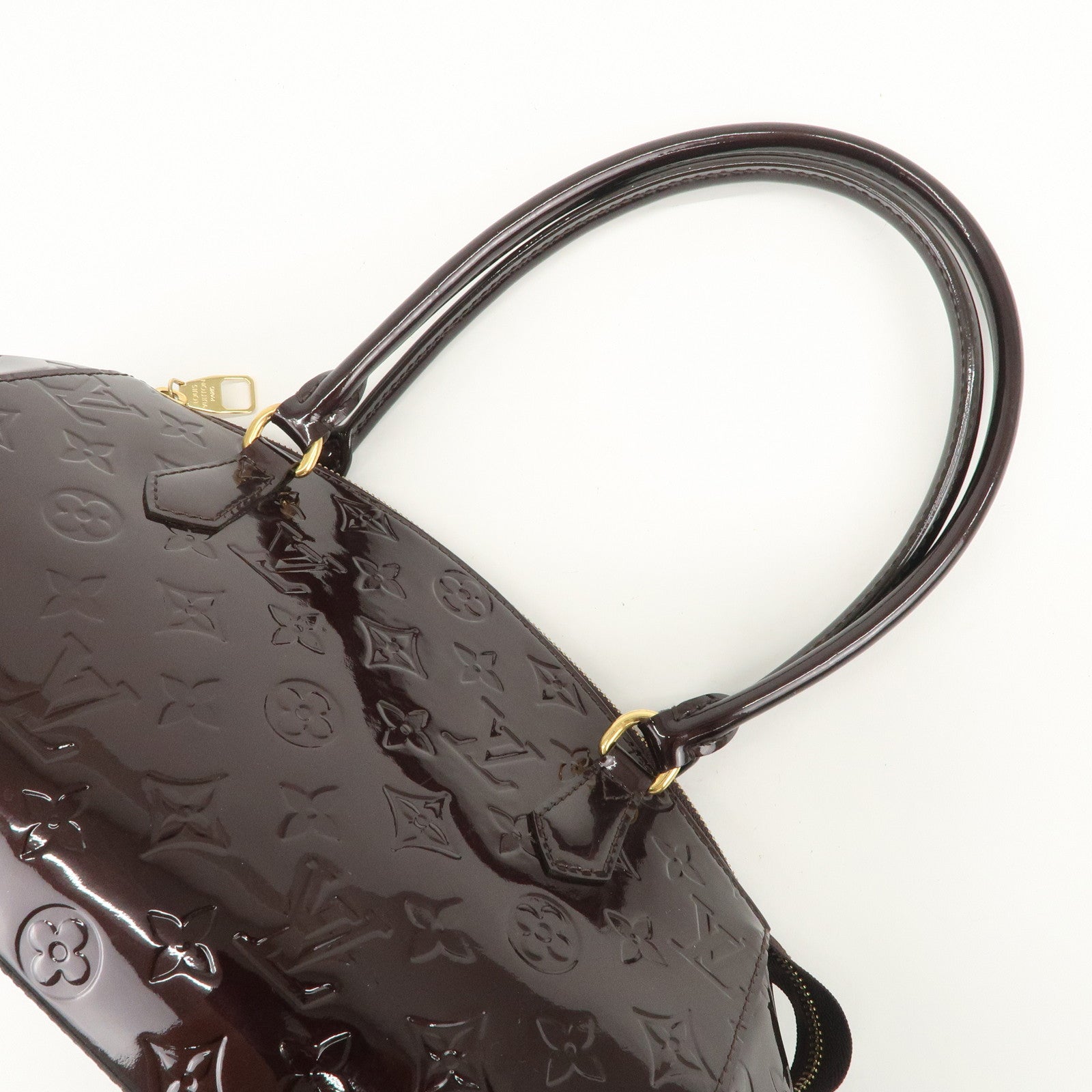 Louis Vuitton Monogram Vernis Leather Sherwood PM Hand Bag M91493