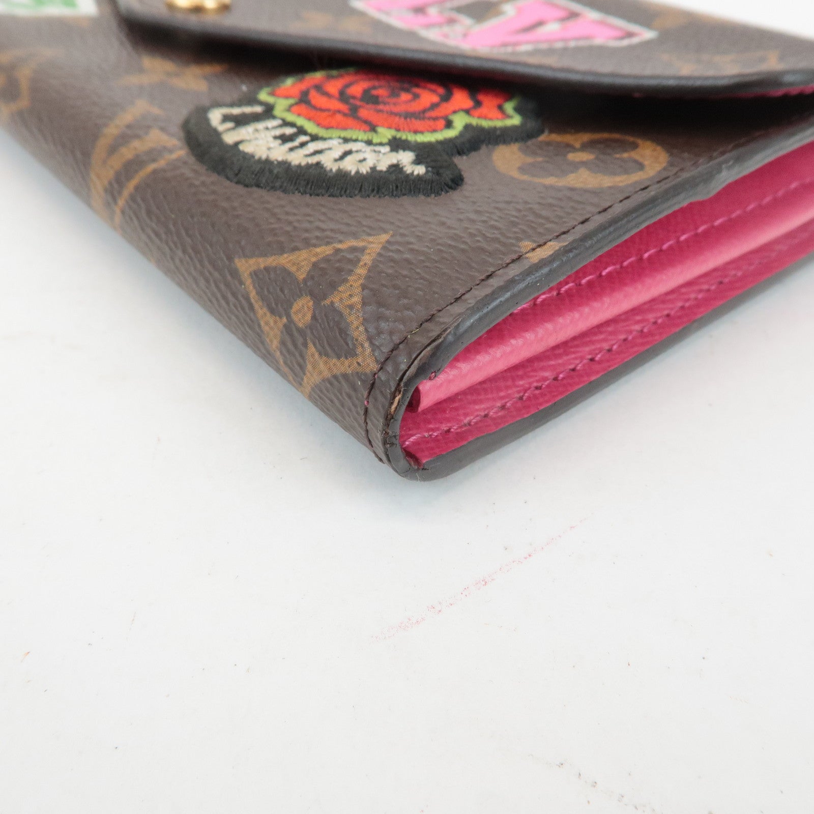 Louis Vuitton Monogram LV Stories Portefeuille Sarah Long Wallet M63318 Used