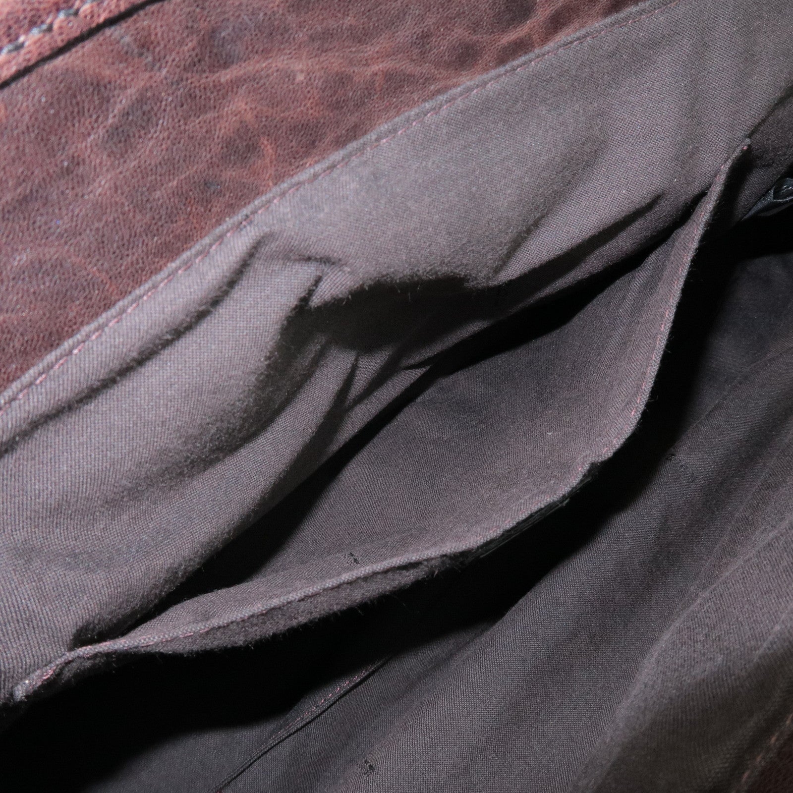 FENDI Zucca Leather PVC Coated Canvas B Bag Boston Bag Brown 8BN166