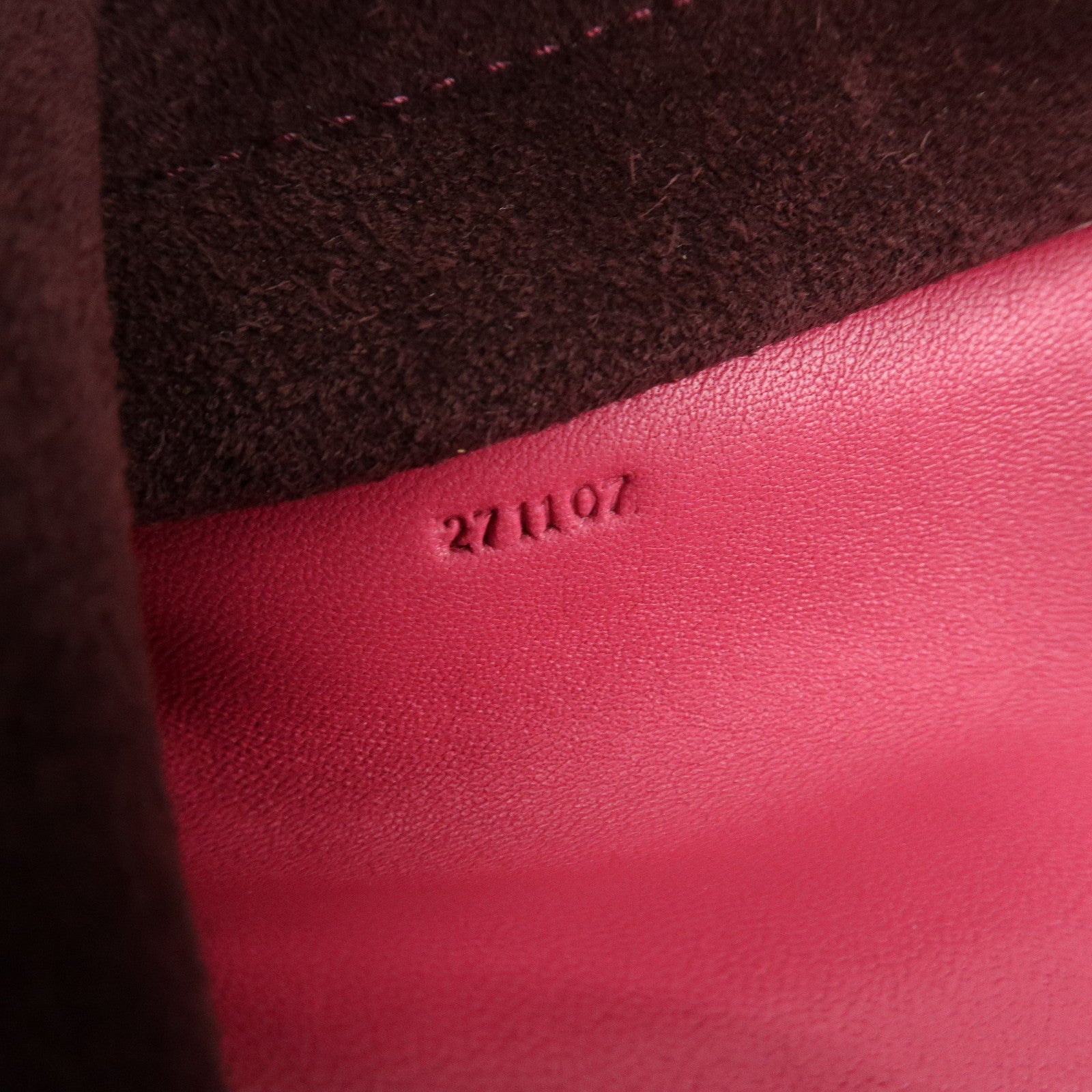 LOEWE Anagram Leather Shoulder Bag Crossbody Bag Pink