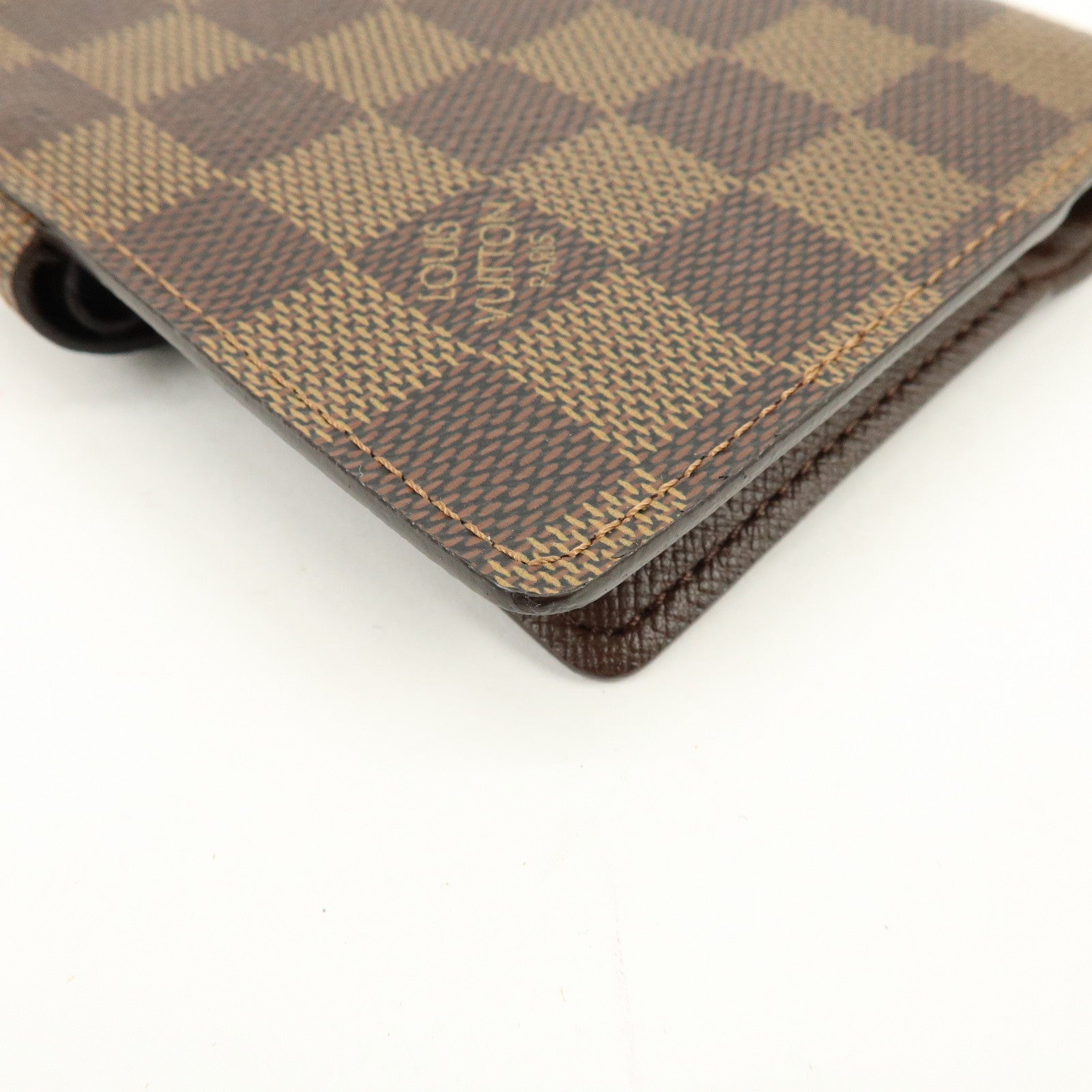 Louis Vuitton Damier Agenda PM Planner Cover Damier Ebene R20700