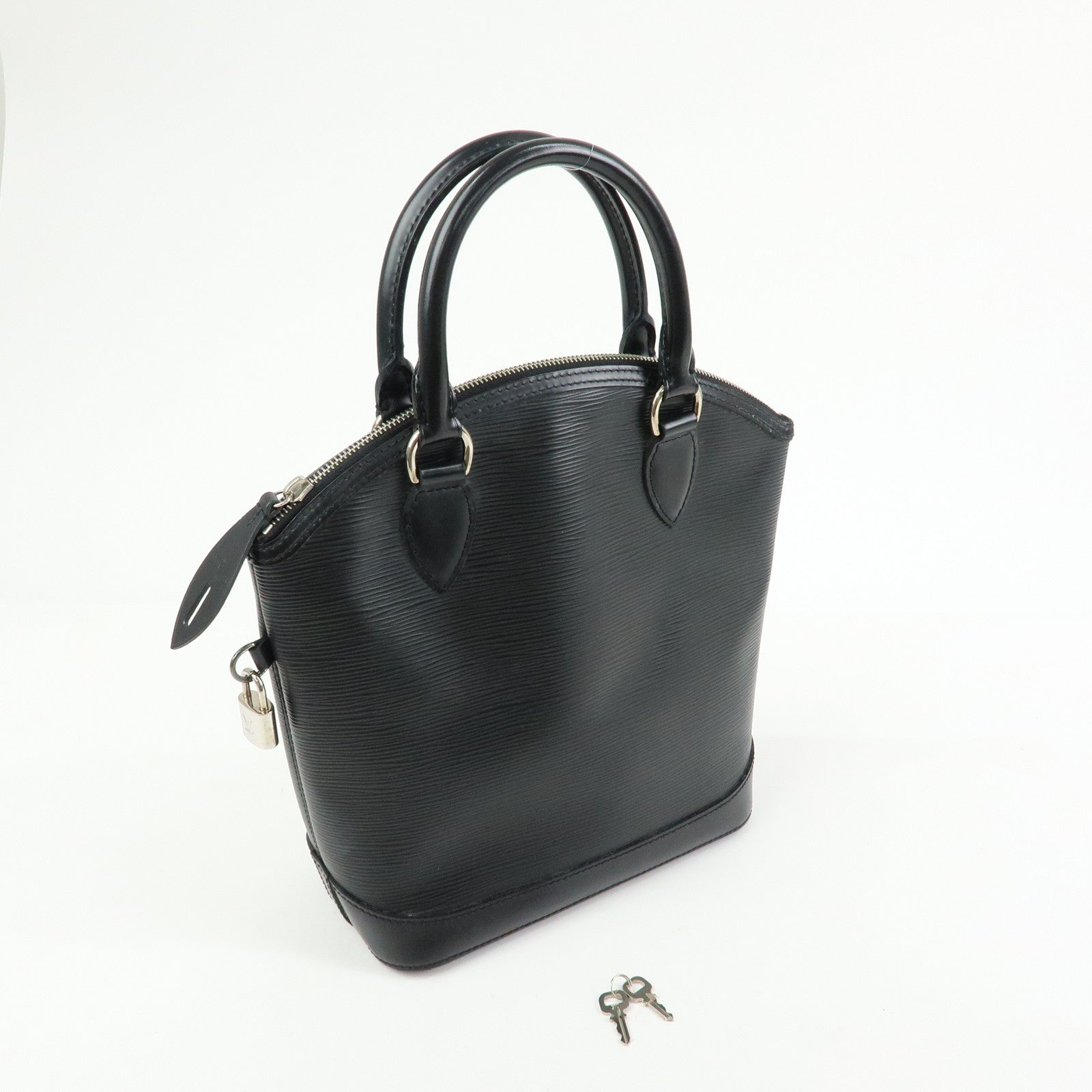 Louis Vuitton Epi Leather Lock It Hand Bag Noir M42292
