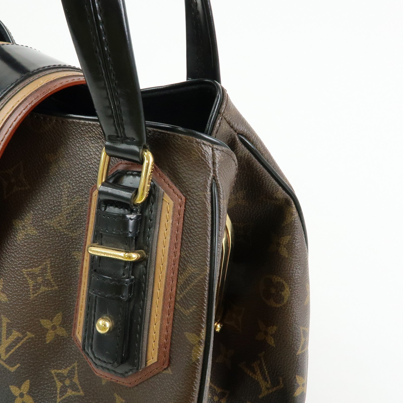 Louis Vuitton Monogram Mirage Griet Canvas Hand Bag Noir M95579