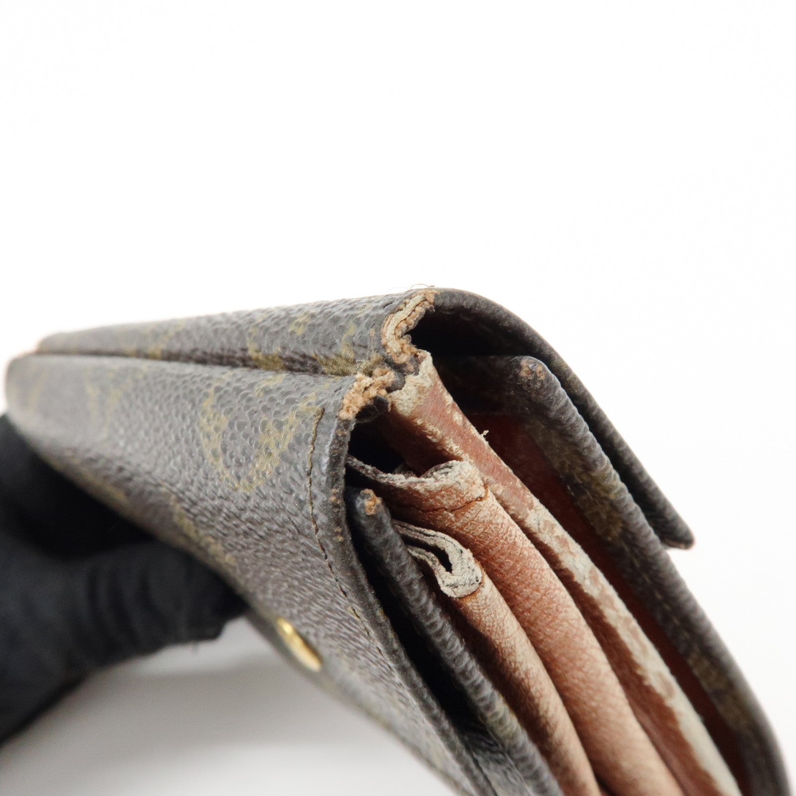 Louis Vuitton Monogram Set of 2 Bi-fold Wallets Brown M61667 M61660