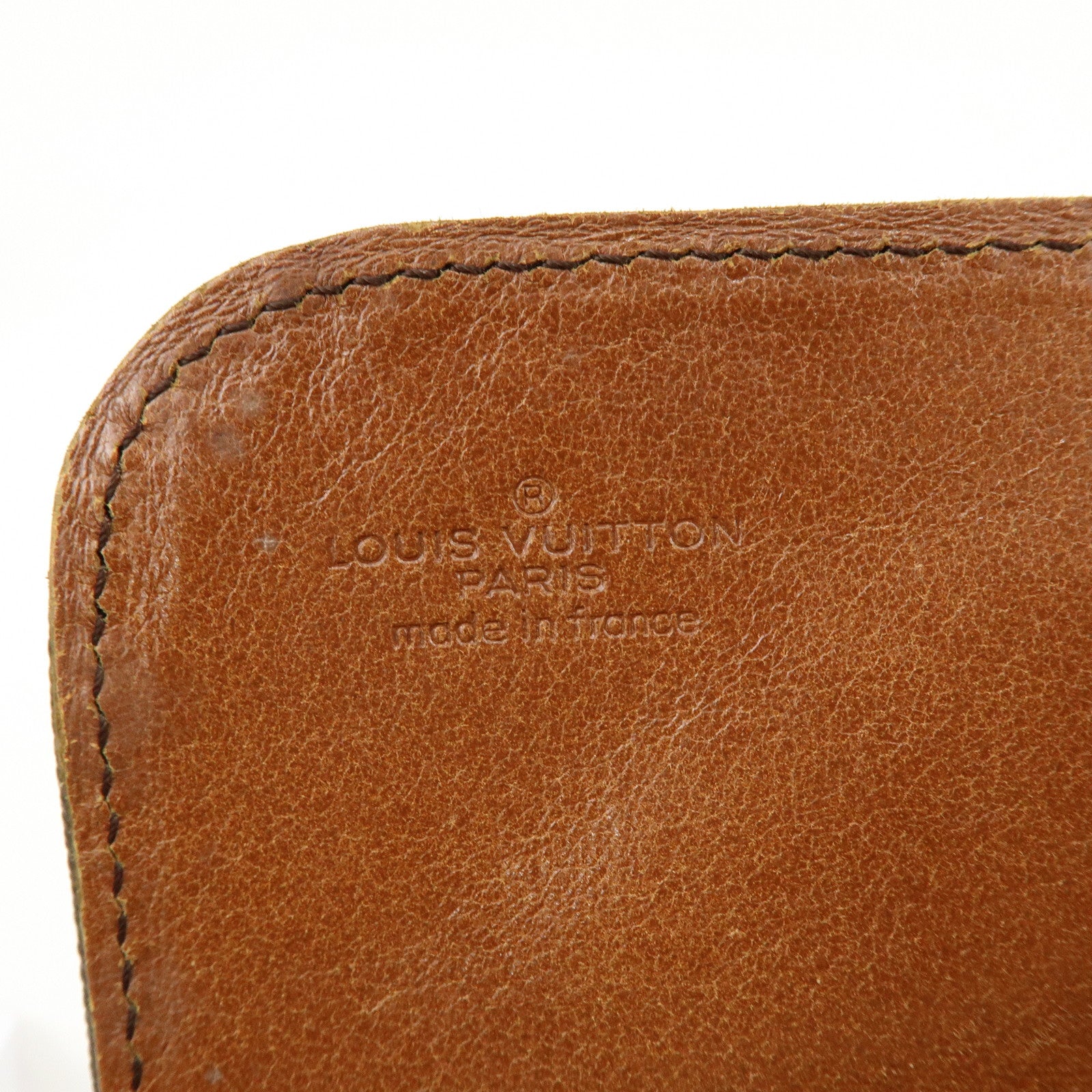 Louis Vuitton Monogram Cartouchiere MM Shoulder Bag Brown M51253