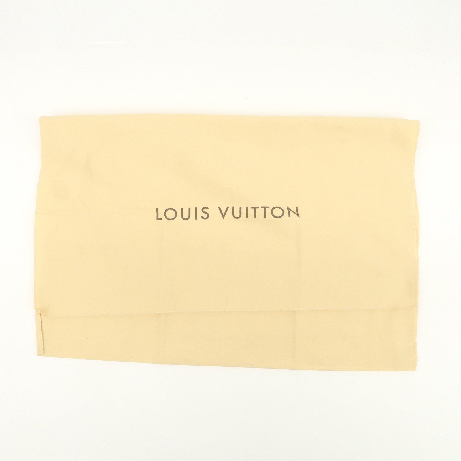 Louis Vuitton Set of 10 Dust Bag Storage Bag Flap Style Beige