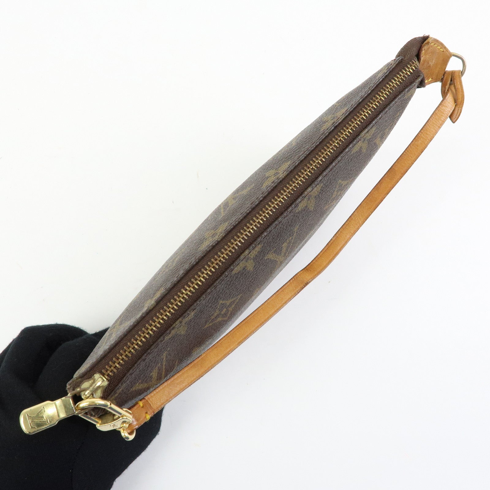 Louis Vuitton Monogram Pochette Accessoires Pouch Hand Bag M51980