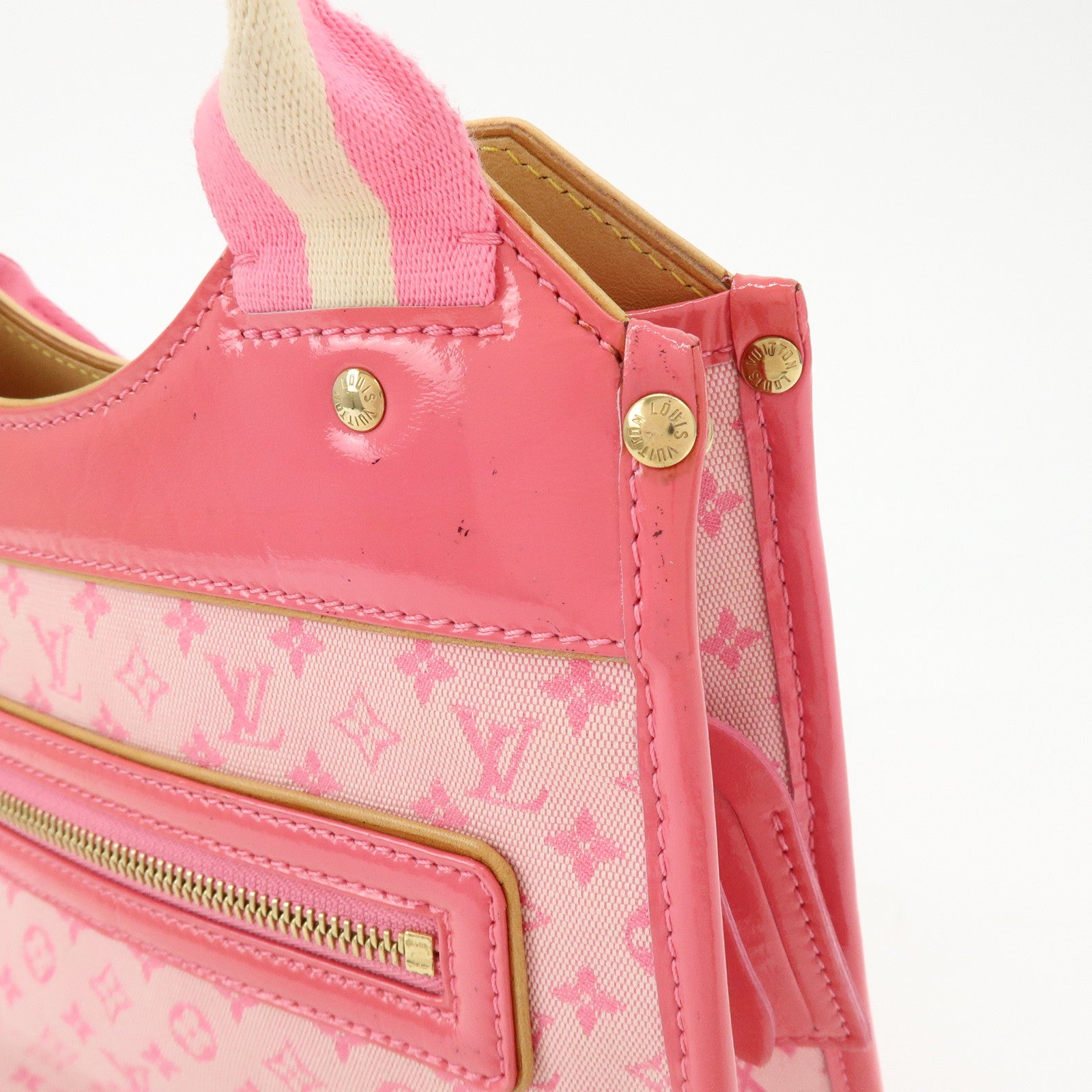 Louis Vuitton Monogram Mini Sac Catherine Hand Bag Pink M92930